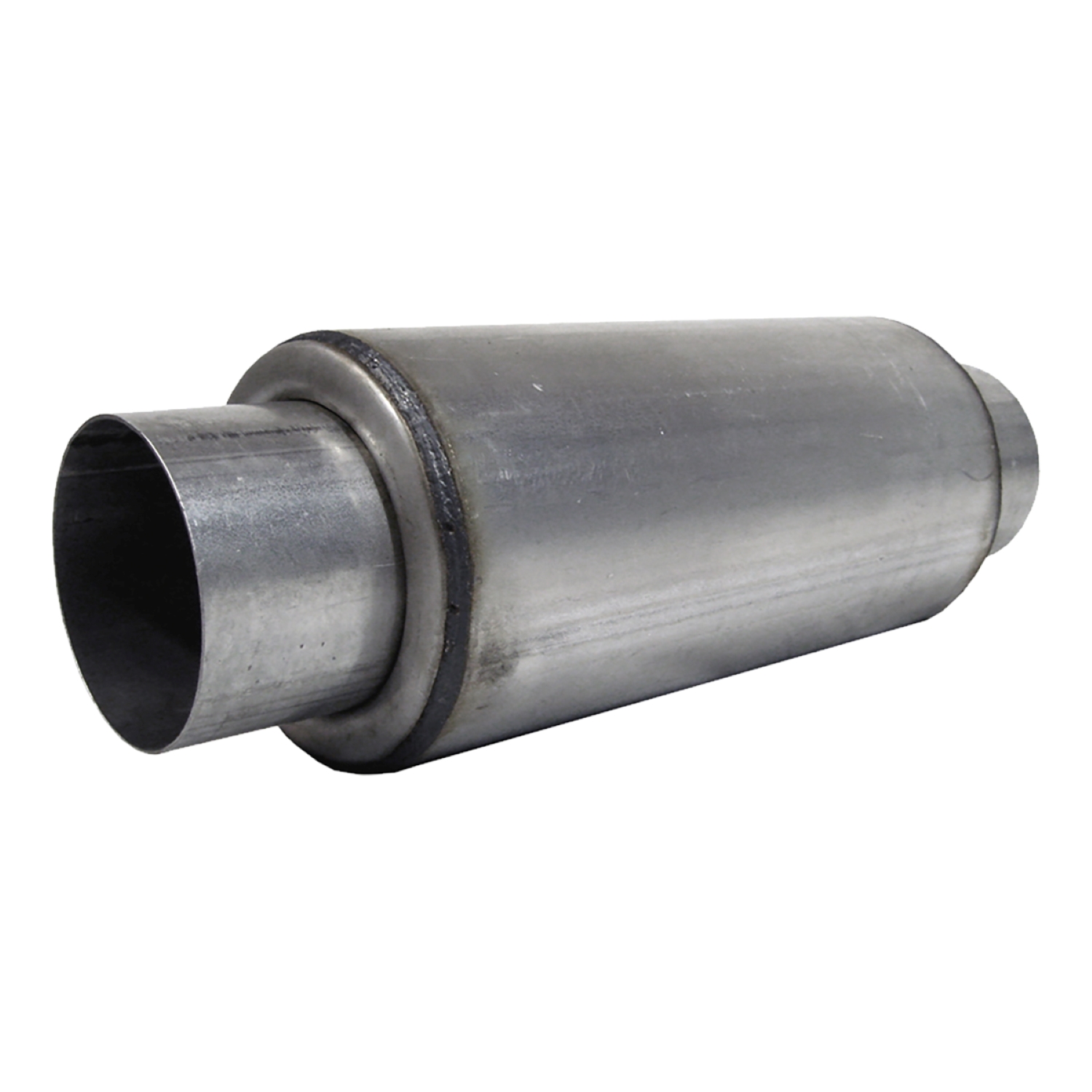 MBRP Exhaust Resonator 4in. Inlet. Outlet 12in. Body 18in. Overall. T304 R1009