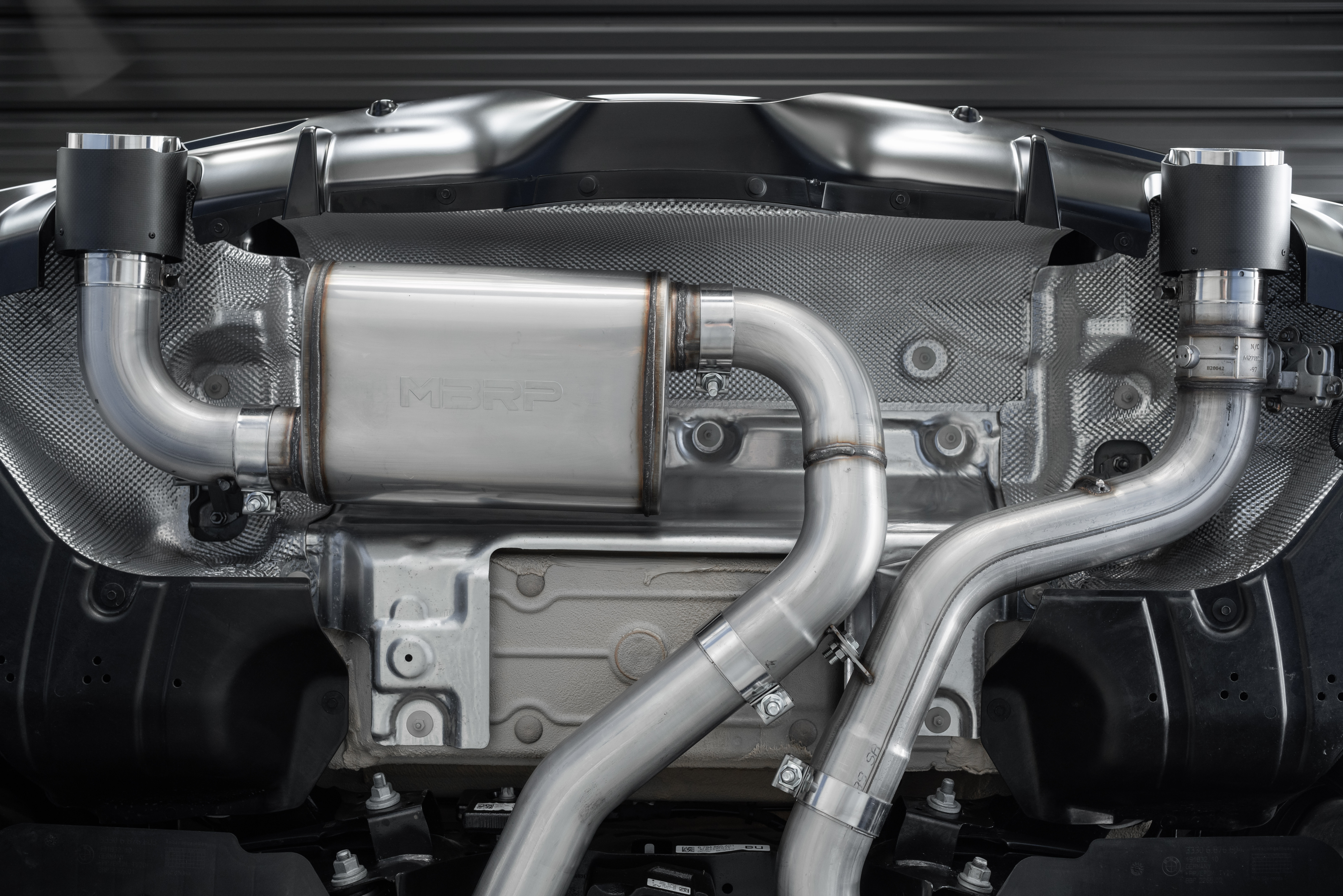 MBRP Exhaust 3in Cat-Back. Dual Rear Exit. T304. BE Tips S43003BE