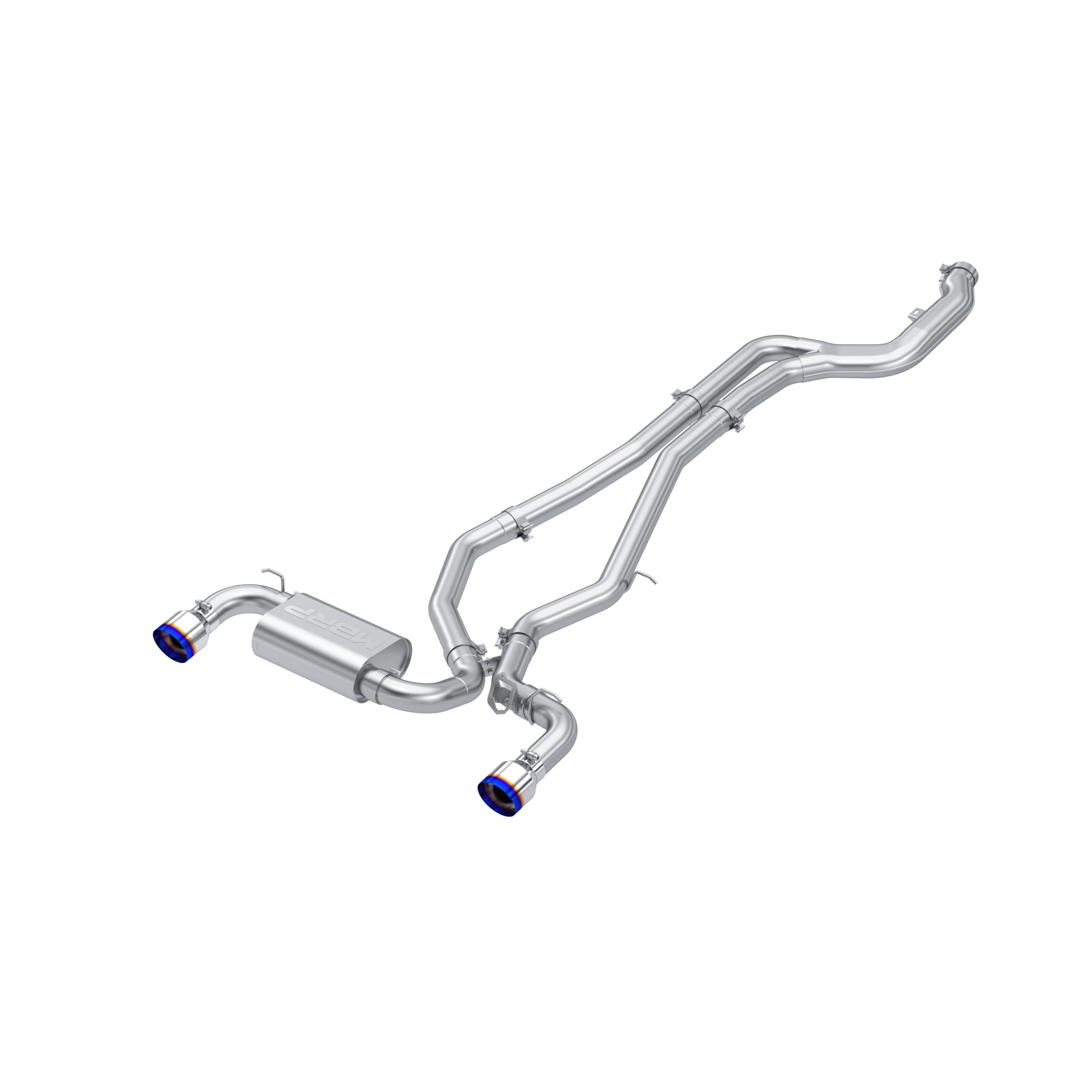 MBRP Exhaust 3in Cat-Back. Dual Rear Exit. T304. BE Tips S43003BE