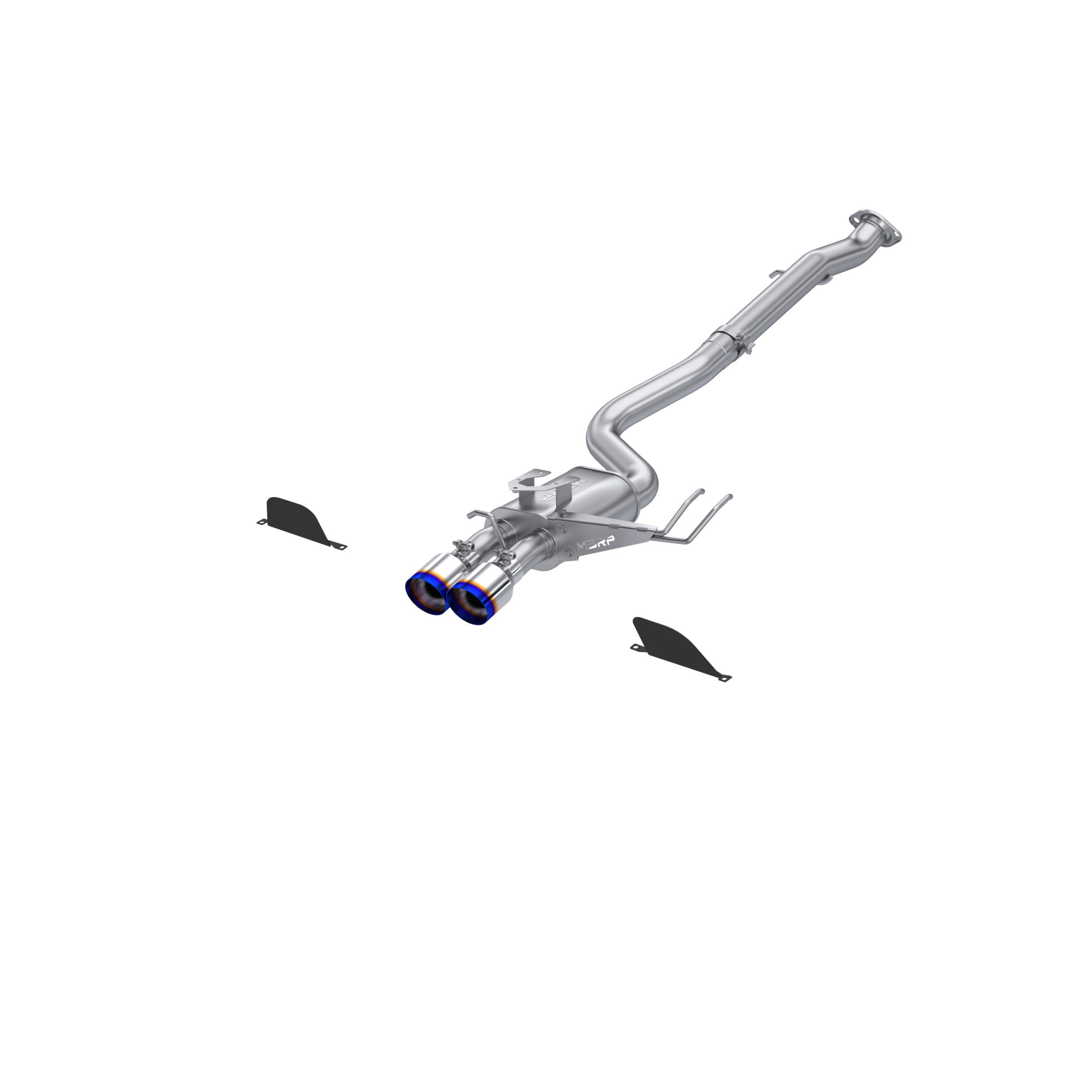 MBRP Exhaust 3in Cat-Back. Dual Center Rear Exit. T304. BE Tips S43033BE