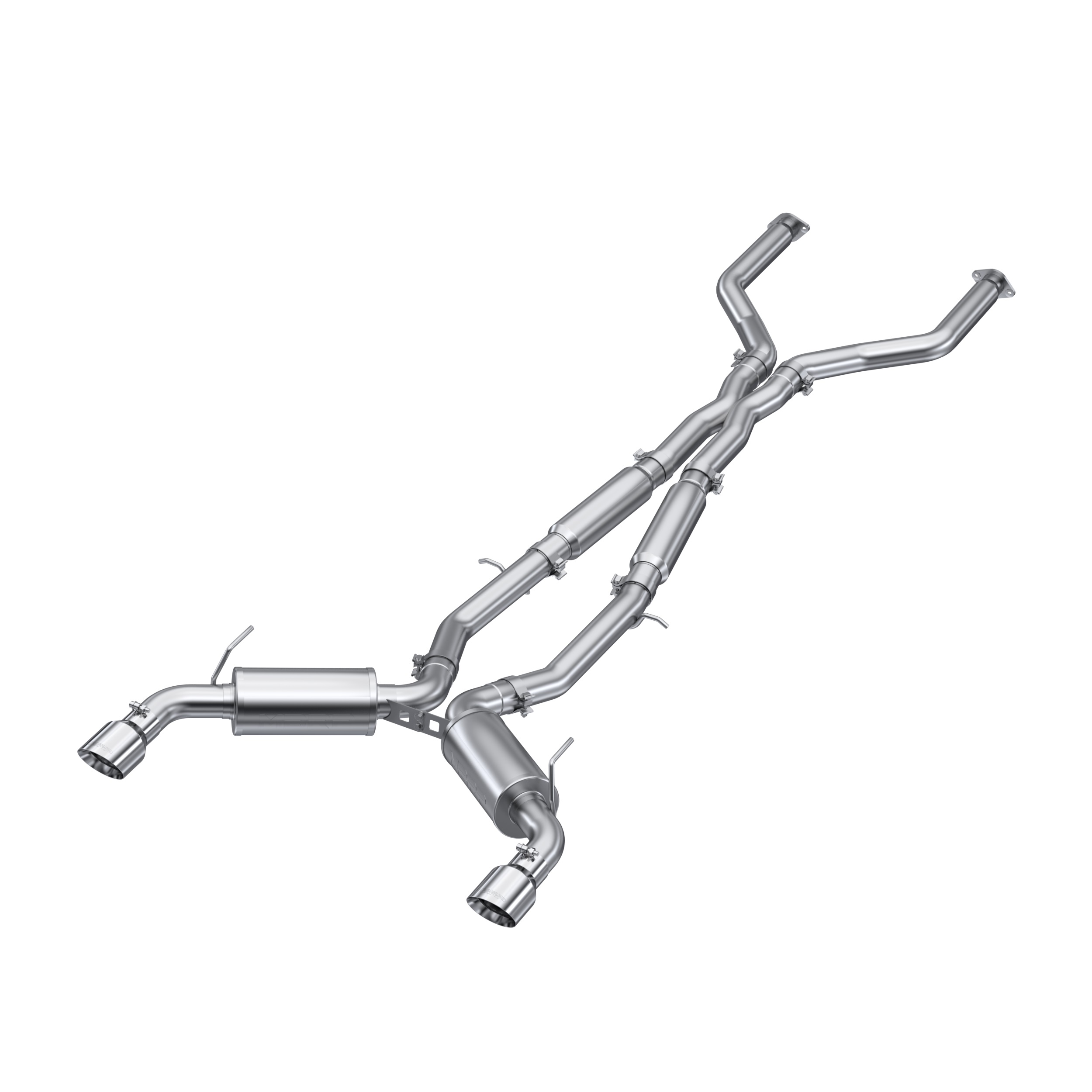 MBRP Exhaust 3in. Cat-Back. Dual Rear Exit. T304. Tour S4405304