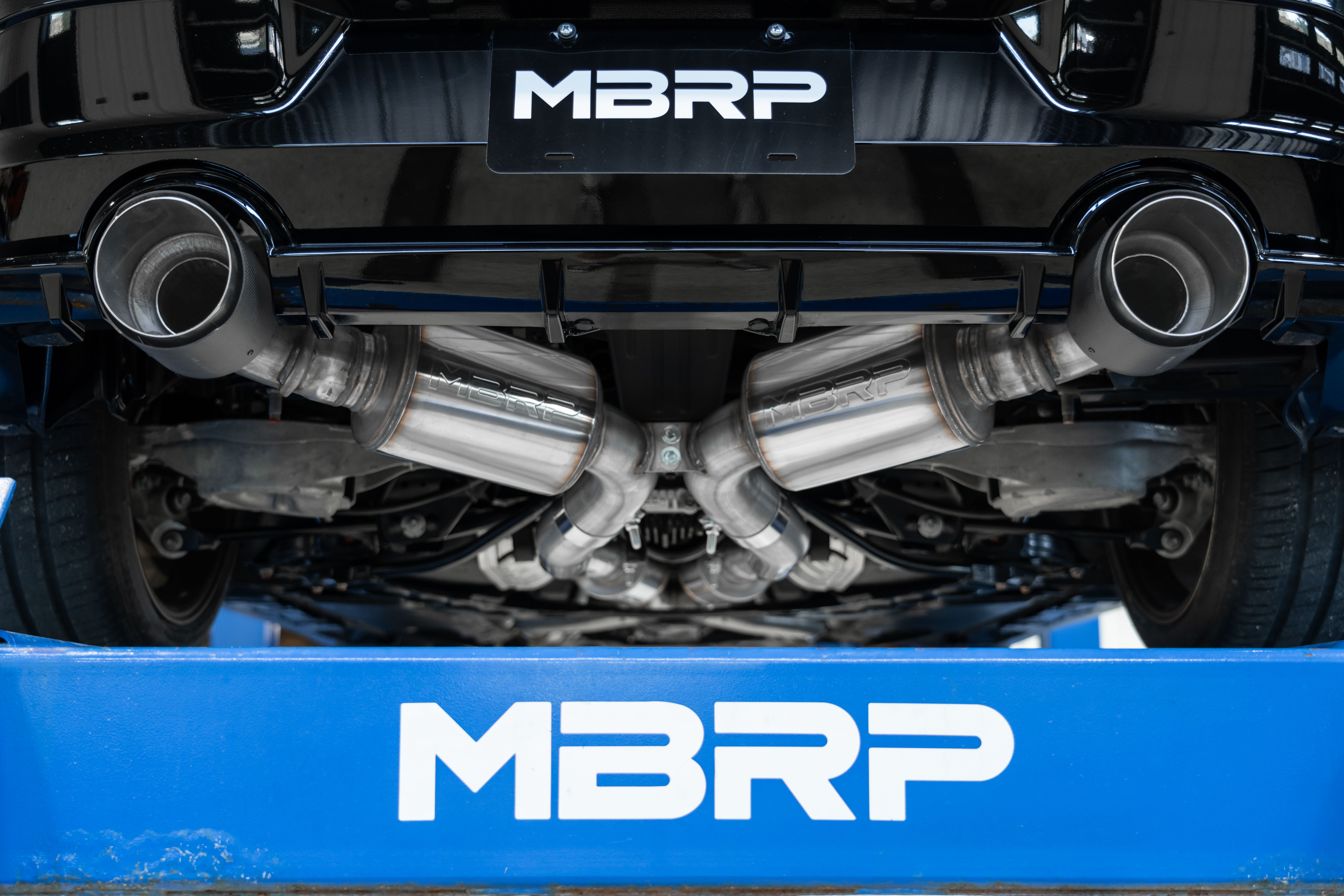 MBRP Exhaust 3in. Cat-Back. Dual Rear Exit. T304 CF S44083CF