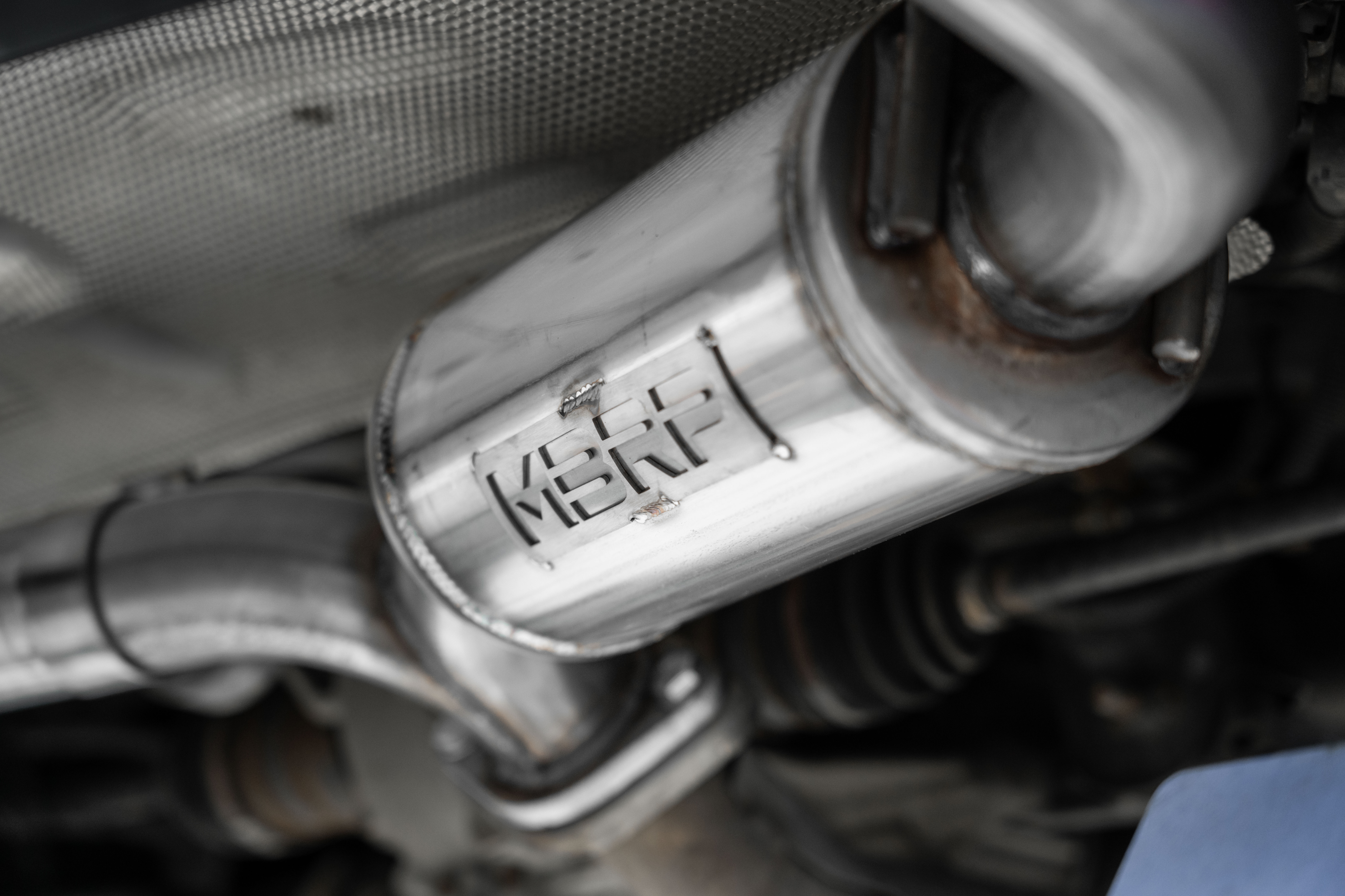 MBRP Exhaust 2.5in. Axle-Back. Dual Rear. T304. CF. Street S44503CF