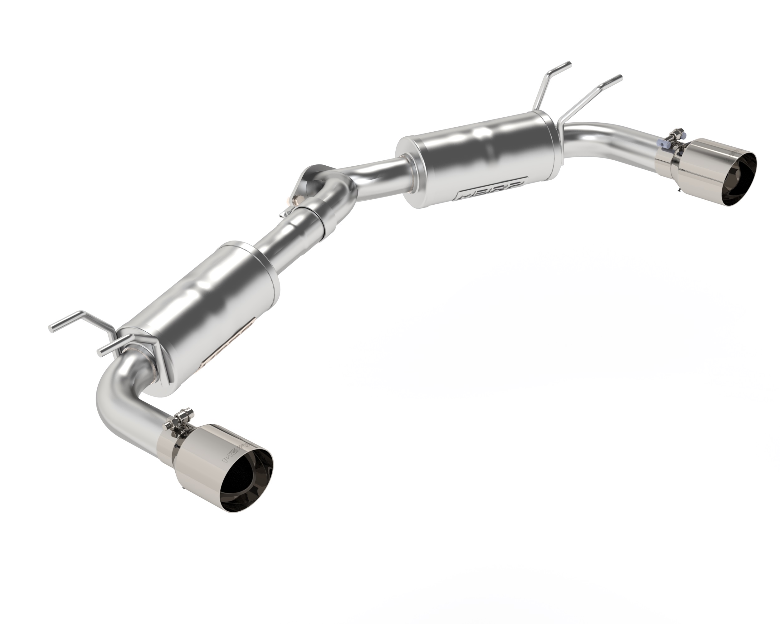 MBRP Exhaust 2.5in. Axle-Back. Dual Rear. T304. Street S4450304