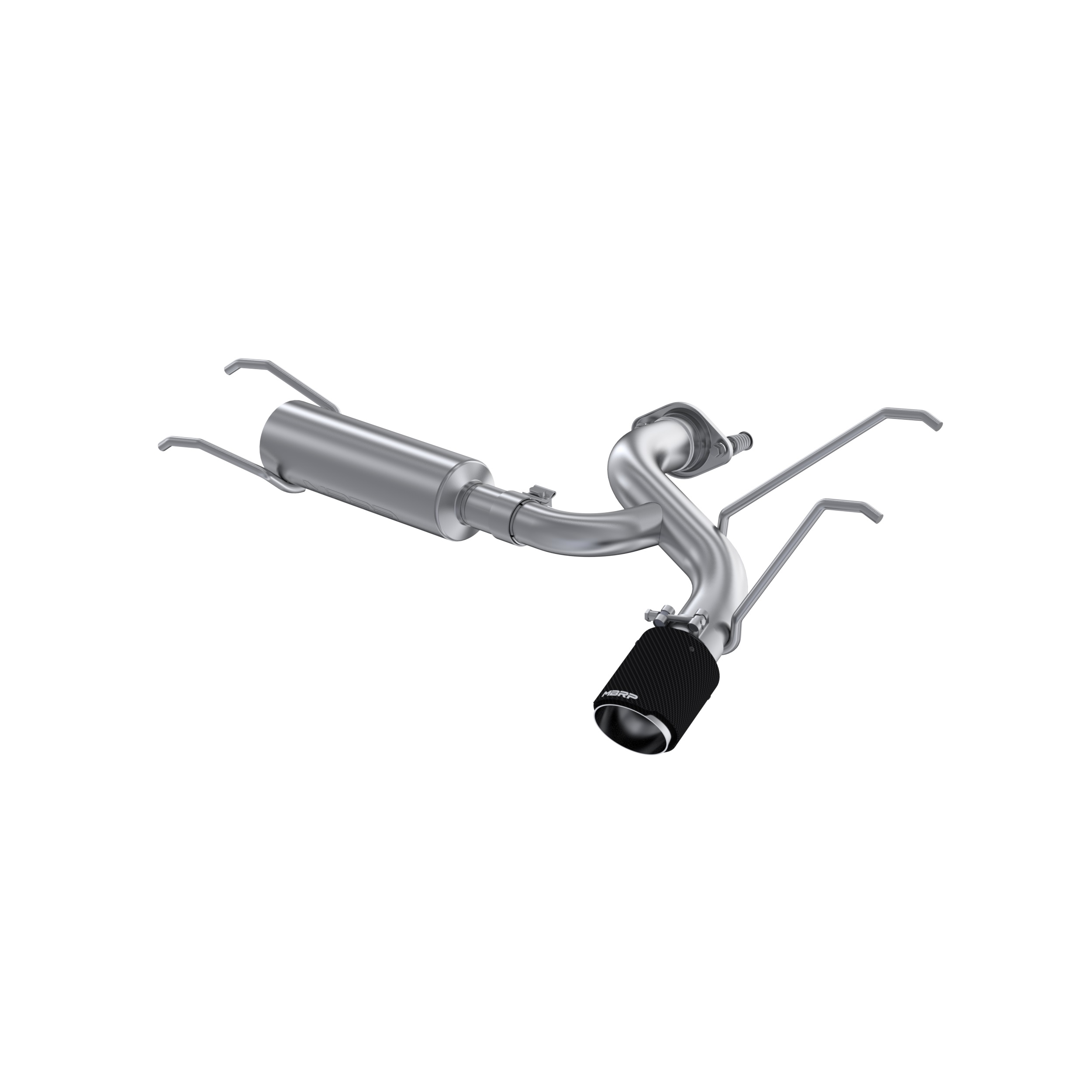 MBRP Exhaust MBRP 2.5in Axle-Back, Single Rear, T304, CF, Race. S44523CF