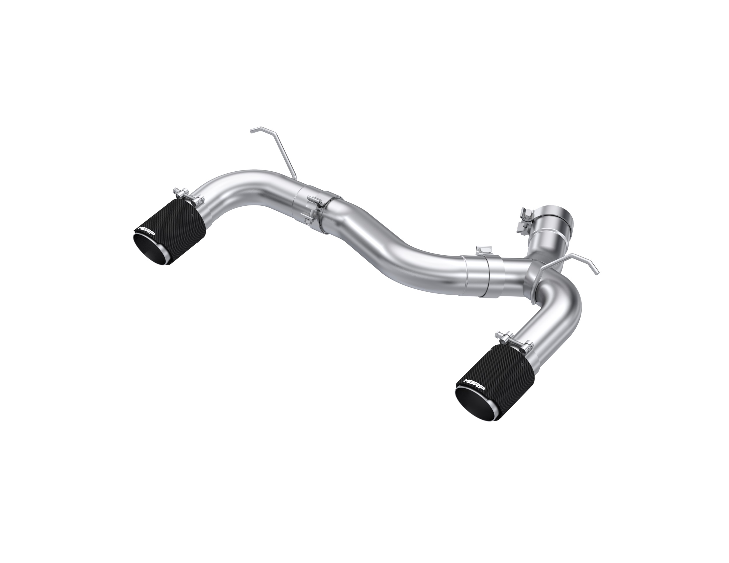 MBRP Exhaust 3in. Axle-Back. Dual Rear Exit. T304 with CF Tips S45003CF