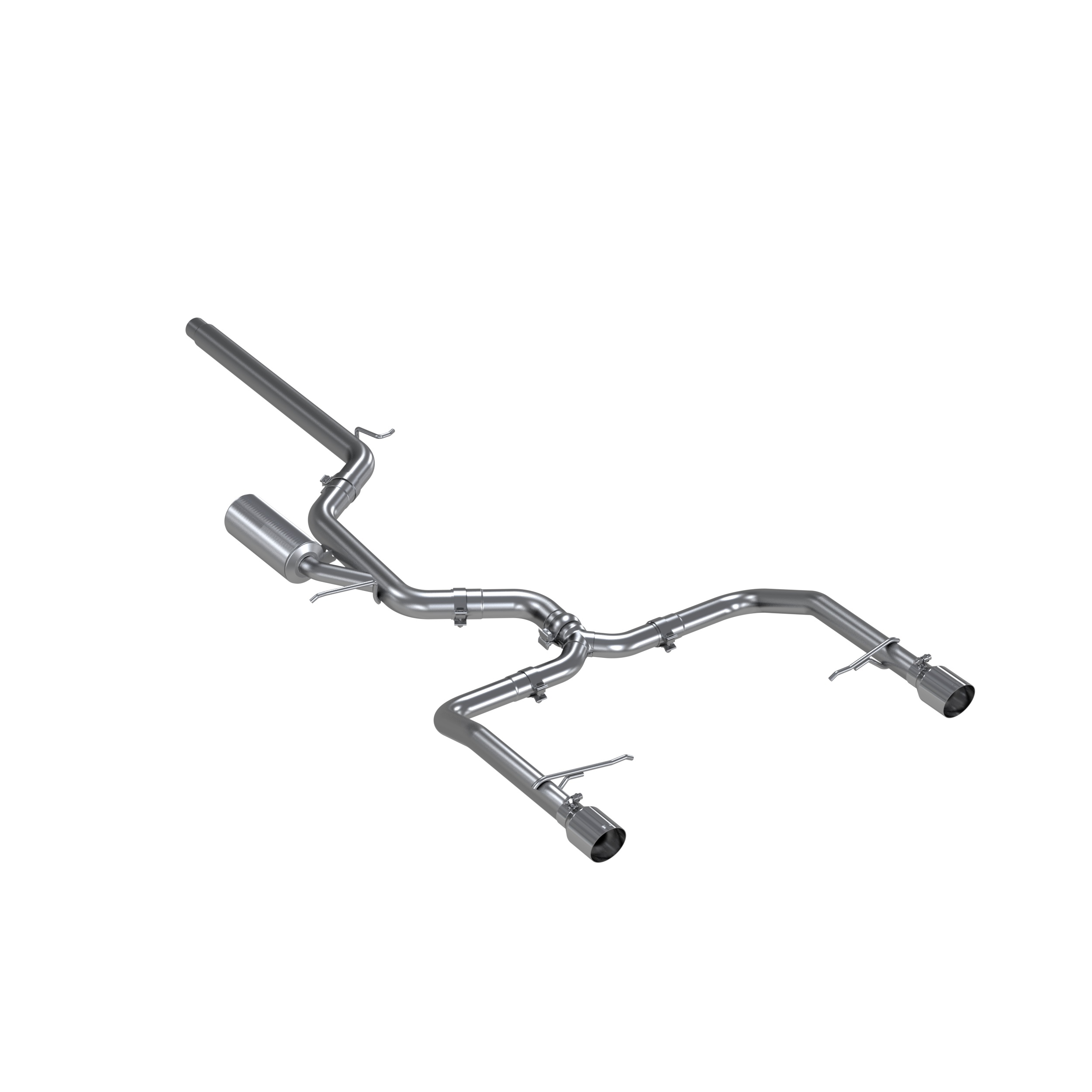 MBRP Exhaust 3in. Cat-Back. Dual Split Rear Exit. T304 S4608304