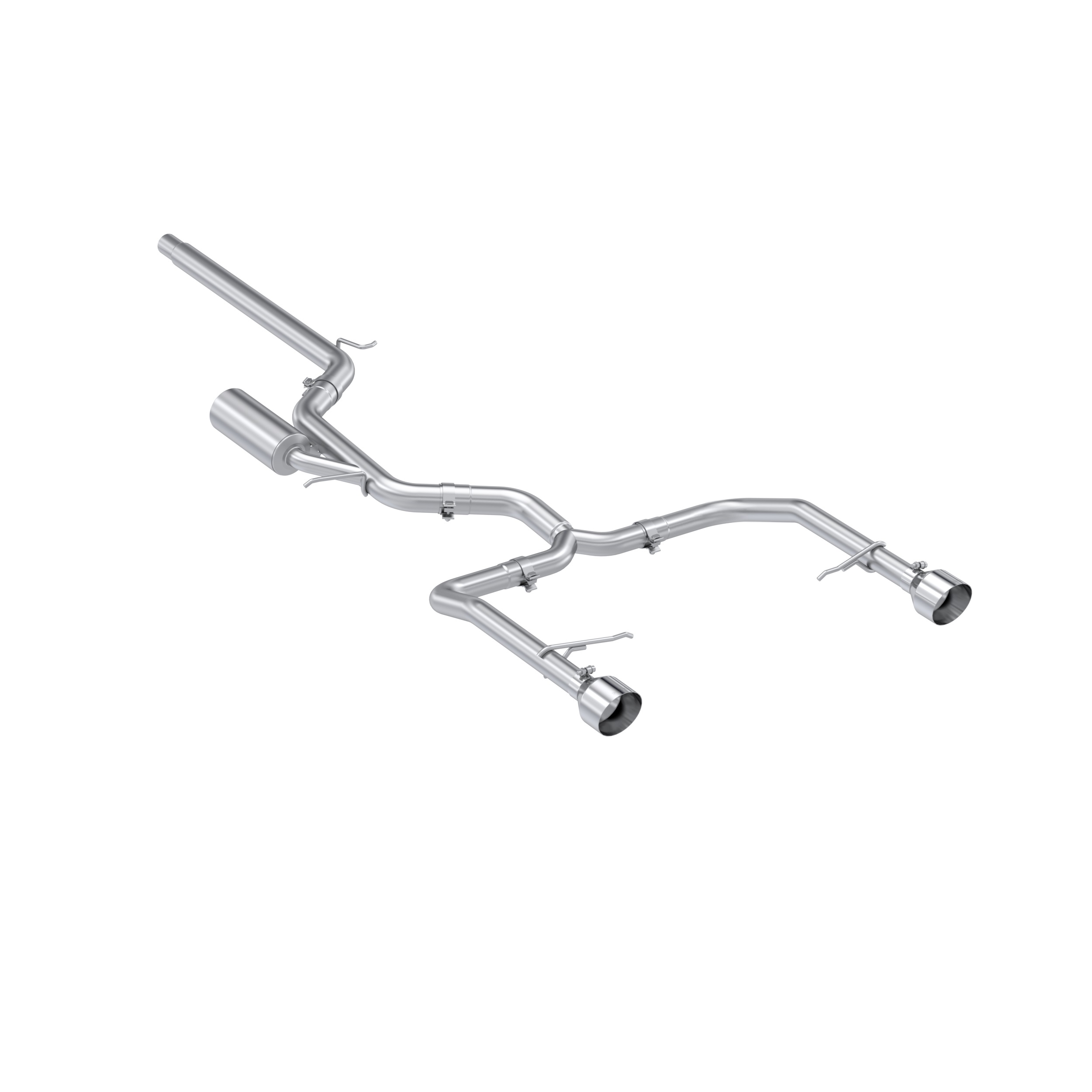MBRP Exhaust 3in. Cat-Back. 2.5in. Dual Split Rear. T304 S4615304
