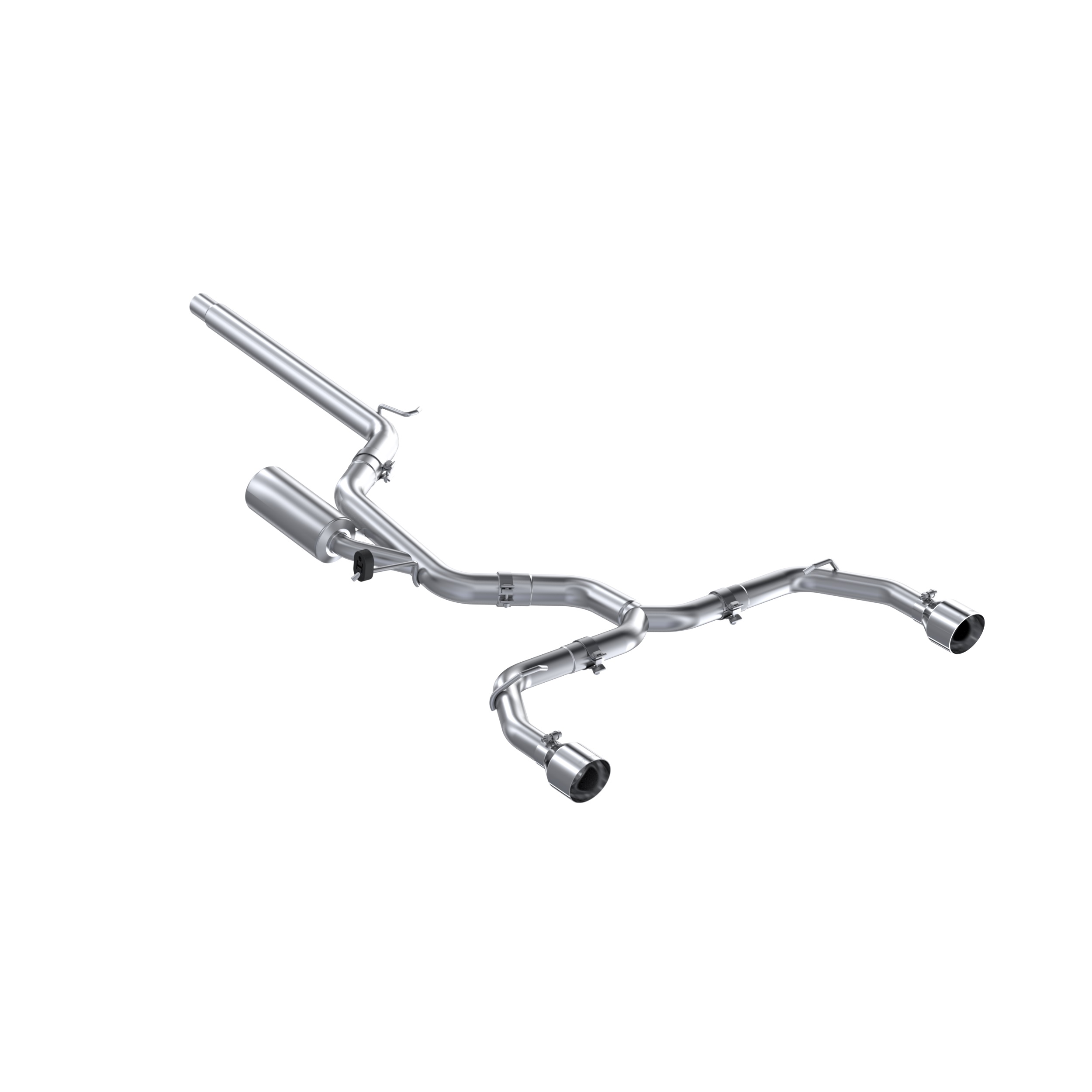 MBRP Exhaust 3in. Cat-Back. 2.5in. Dual Split Rear. T304 S4617304