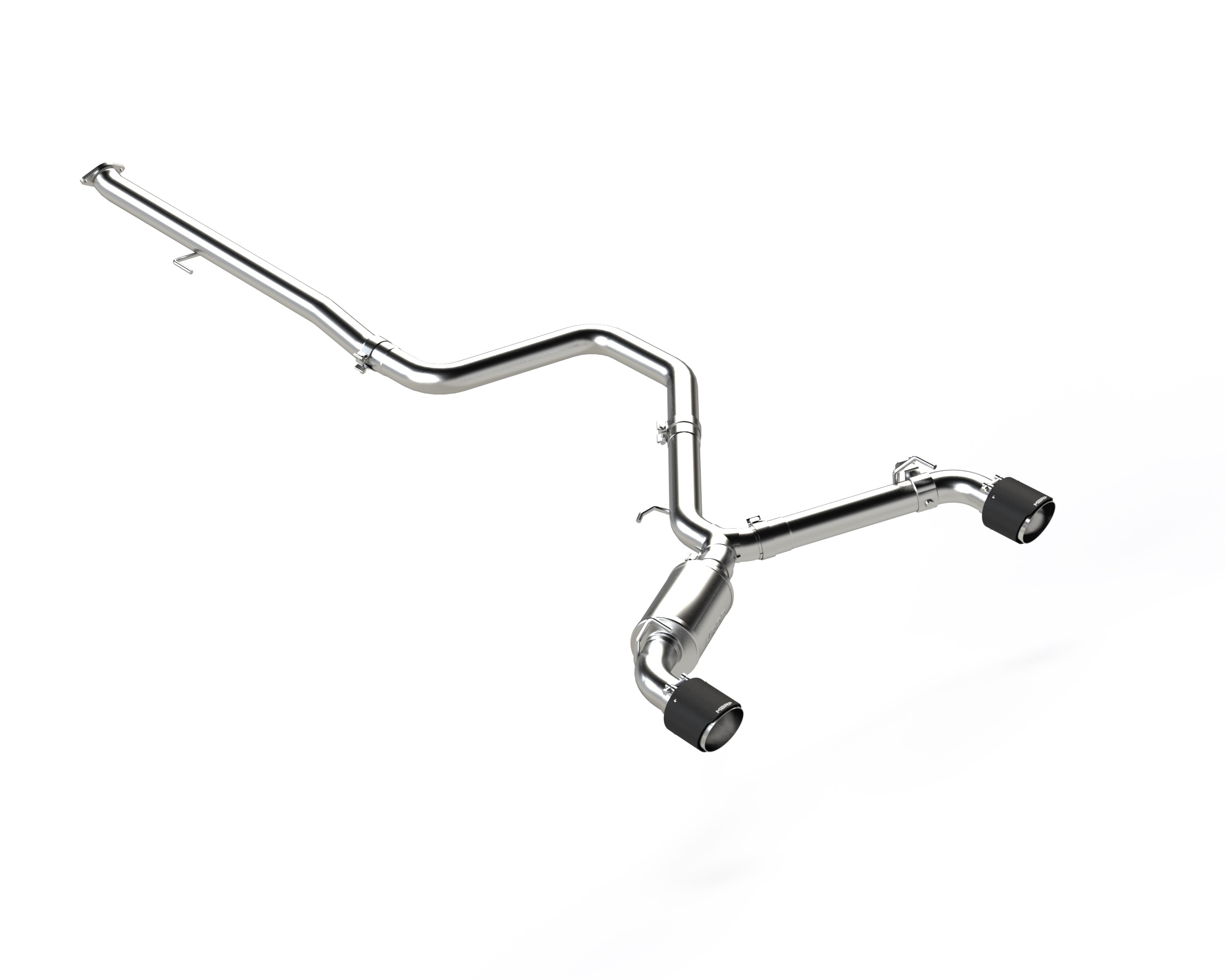 MBRP Exhaust 3in. Cat-Back. Dual Rear Exit. Active. T304 with CF Tips S47073CF
