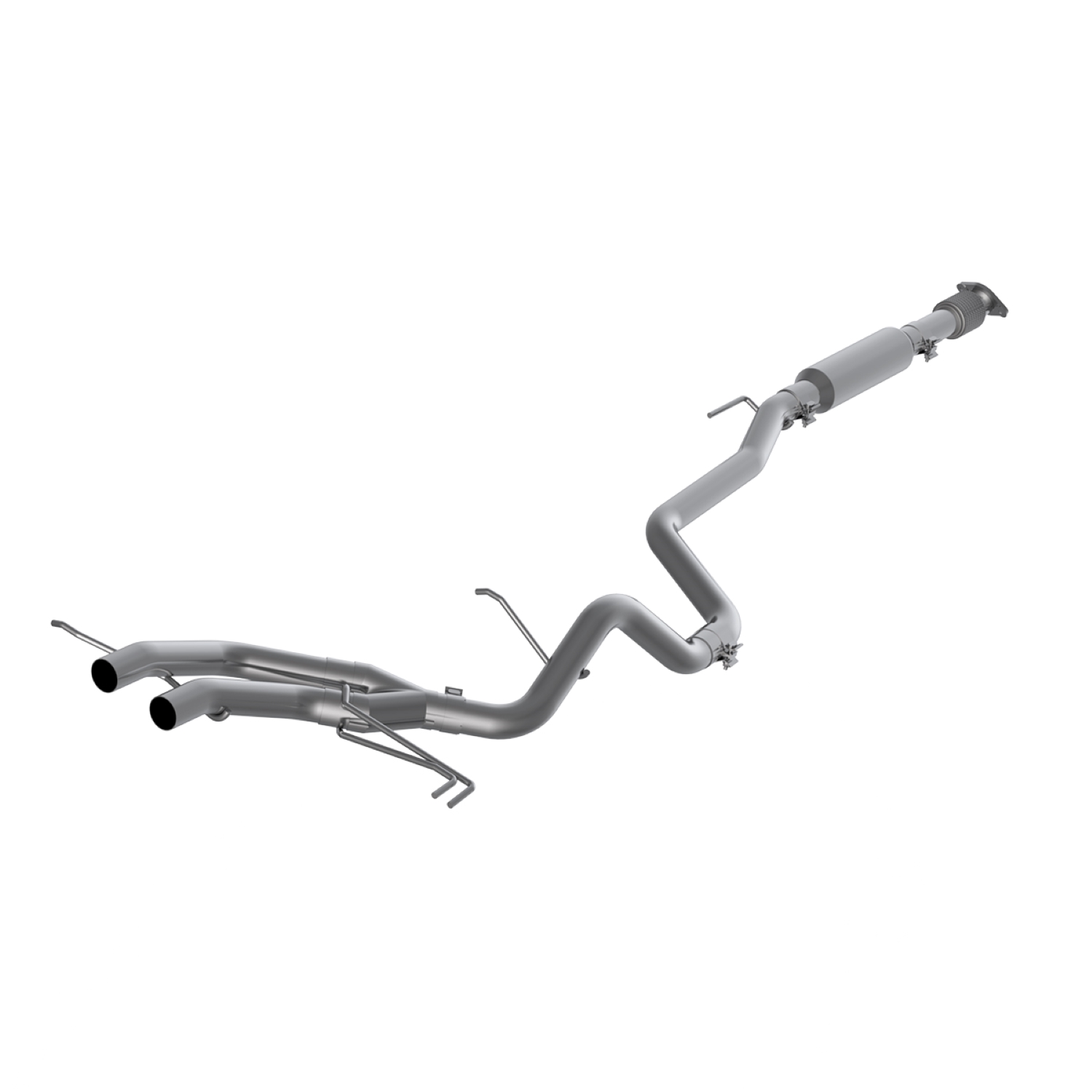 MBRP Exhaust 2.5in. Cat-Back. Dual Rear Exit. AL S4702AL