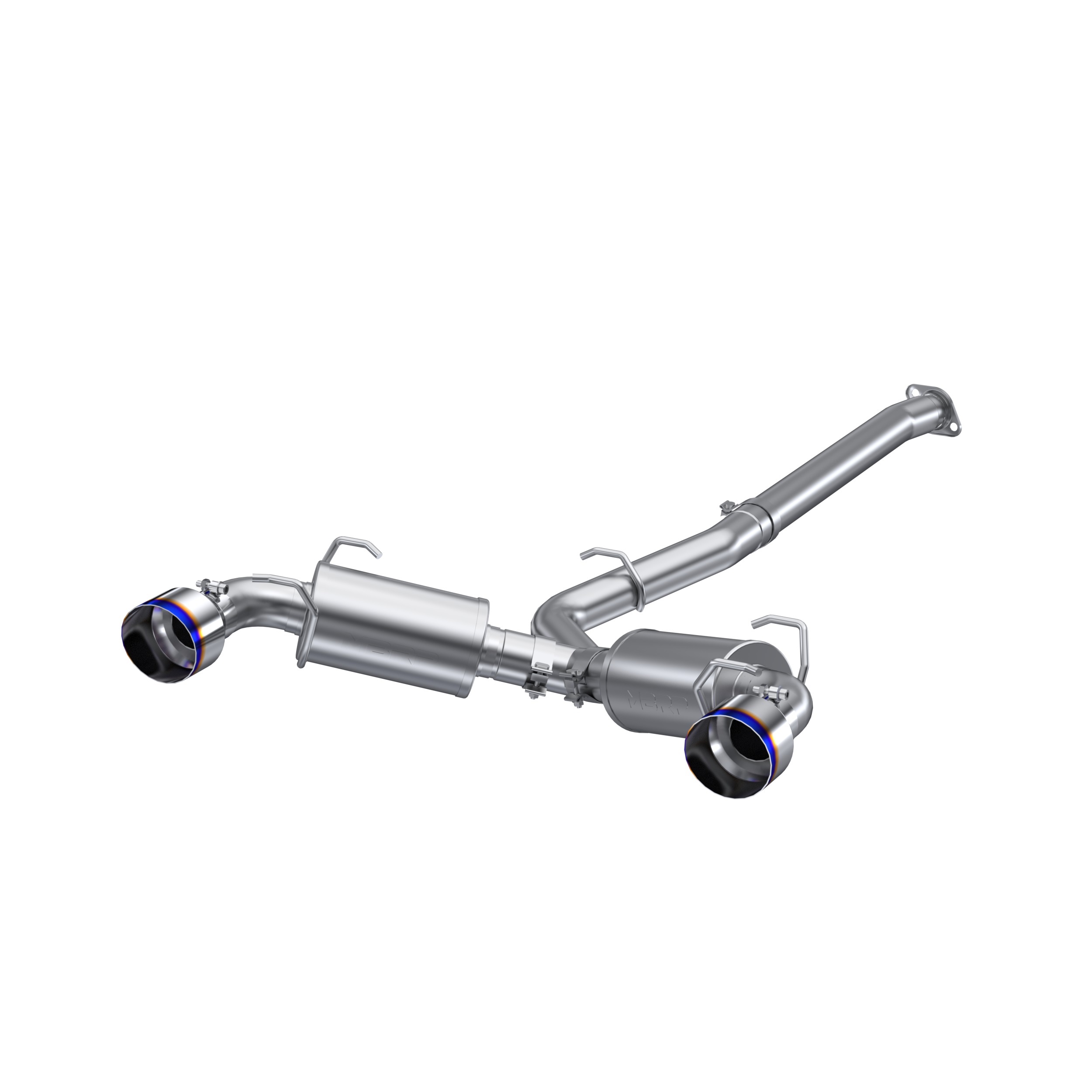 MBRP Exhaust 3in. Cat-Back. Dual Split Rear. T304. BE Tips S48043BE