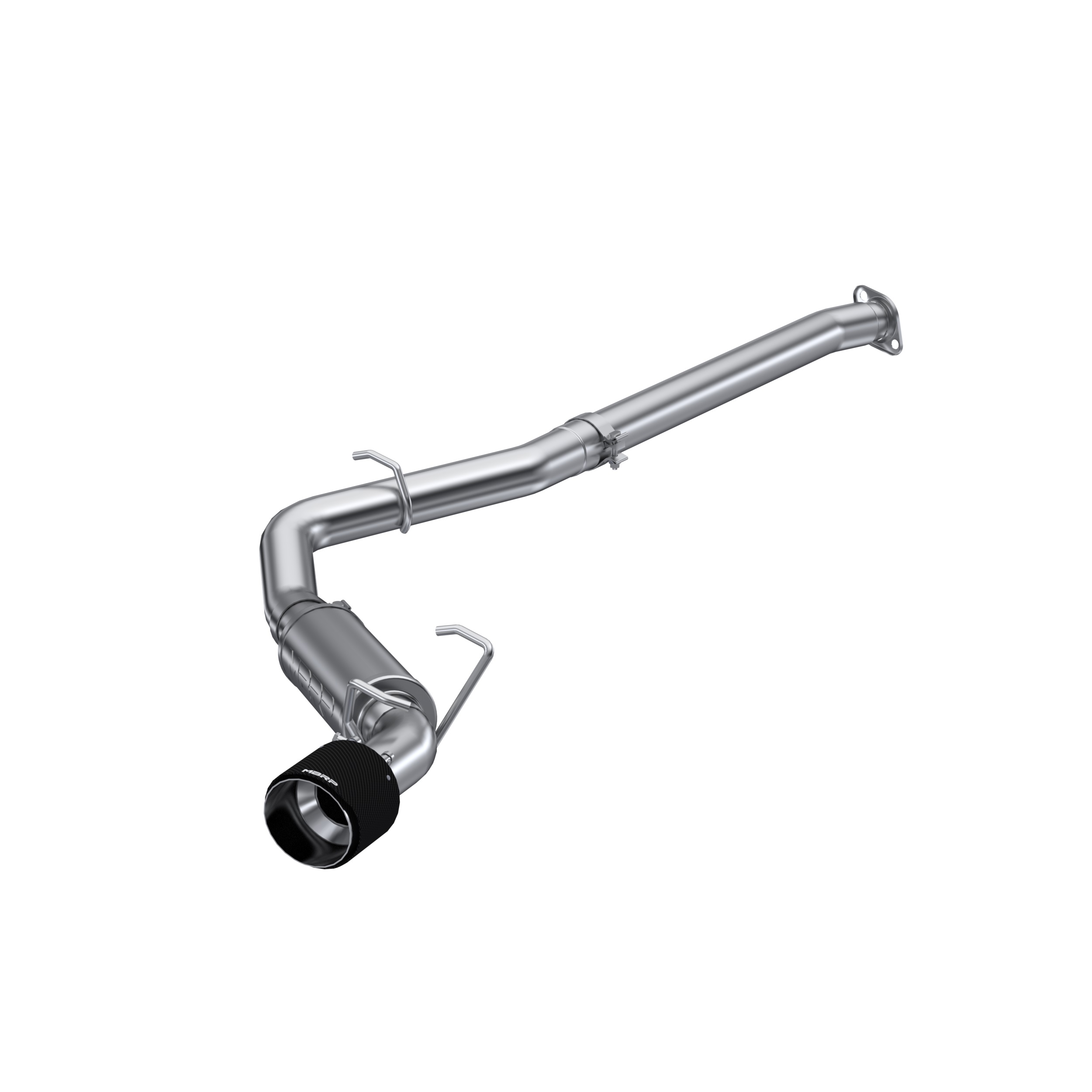 MBRP Exhaust 3in. Cat-Back. Single Rear Exit. T304 with CF Tip S48063CF