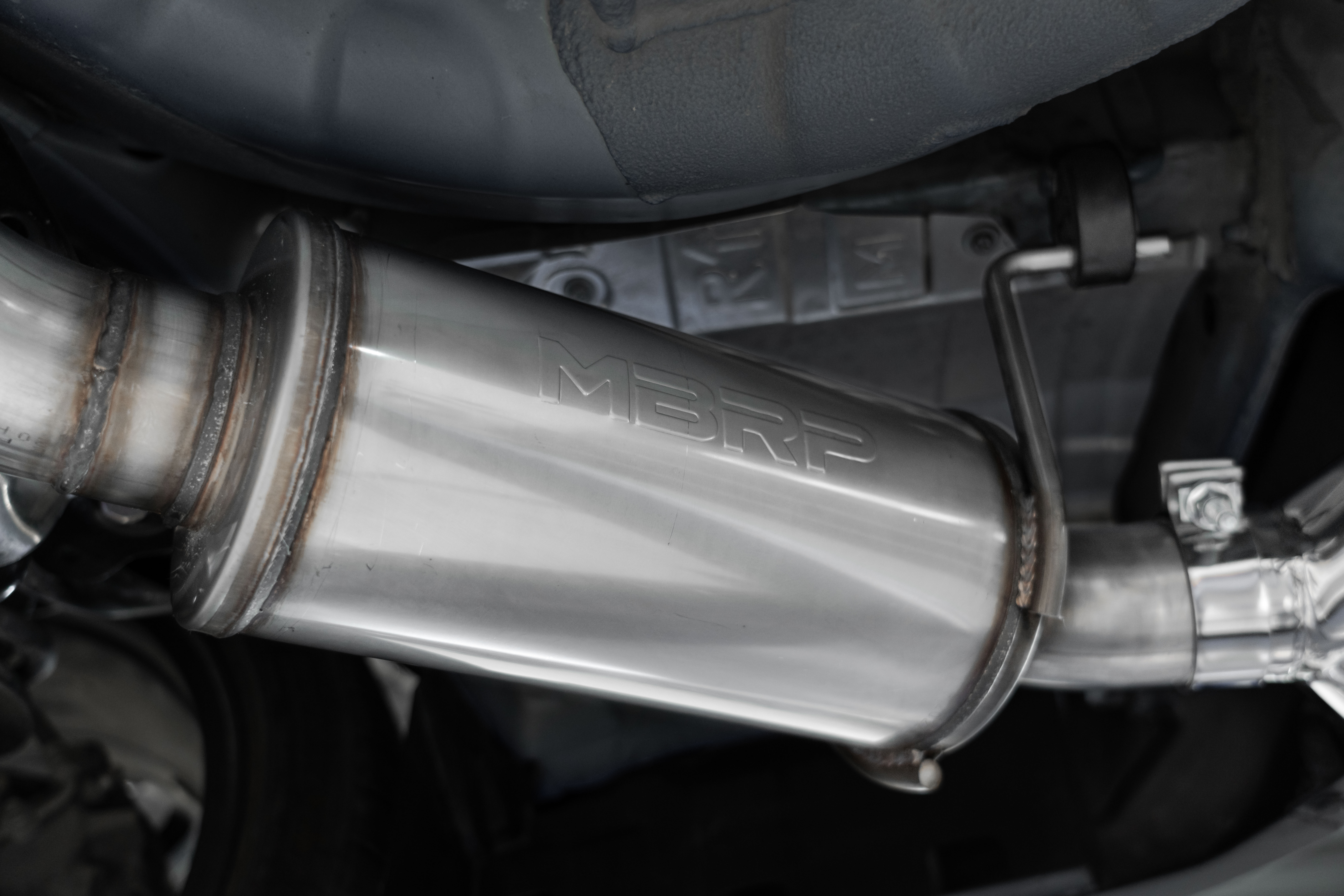 MBRP Exhaust 3in. Cat-Back. Dual Split Rear Exit. Quad Outlet. Street Profile. T304 S4807304