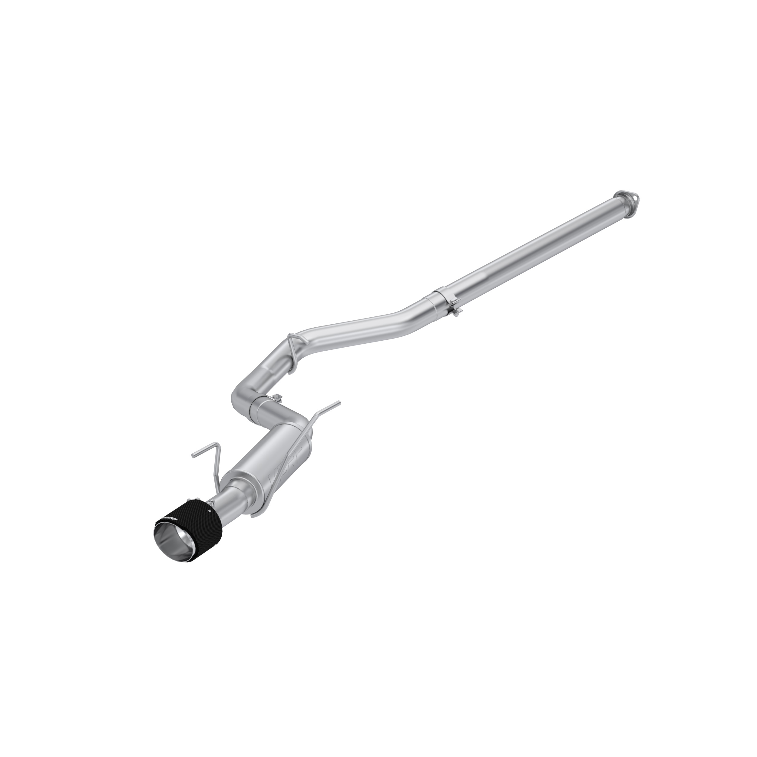 MBRP Exhaust 3in. Cat-Back. Single Rear Exit. T304 with CF Tip S48093CF