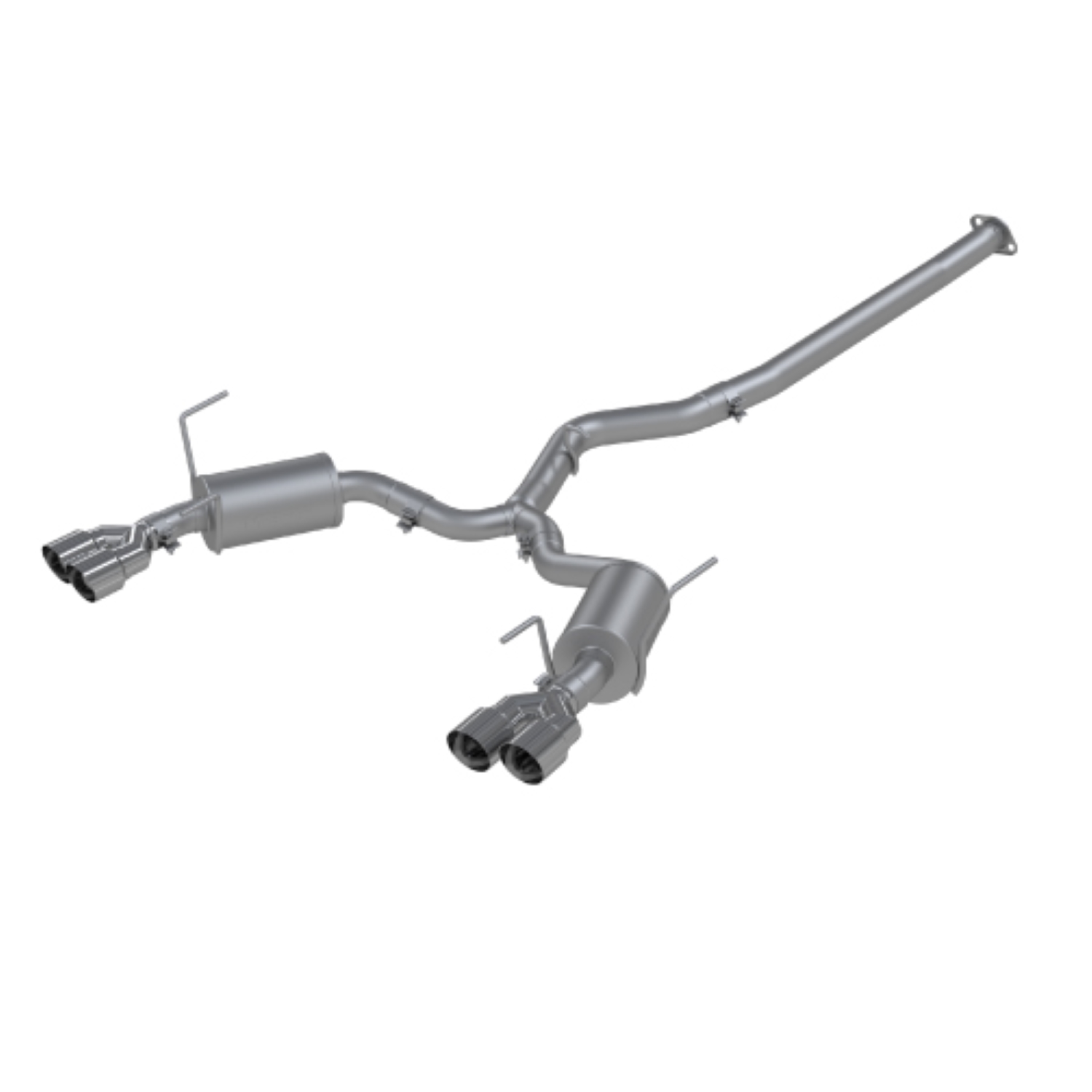 MBRP Exhaust 3in. Cat-Back. Dual Split Rear Exit. Street Version. T304 S4800304