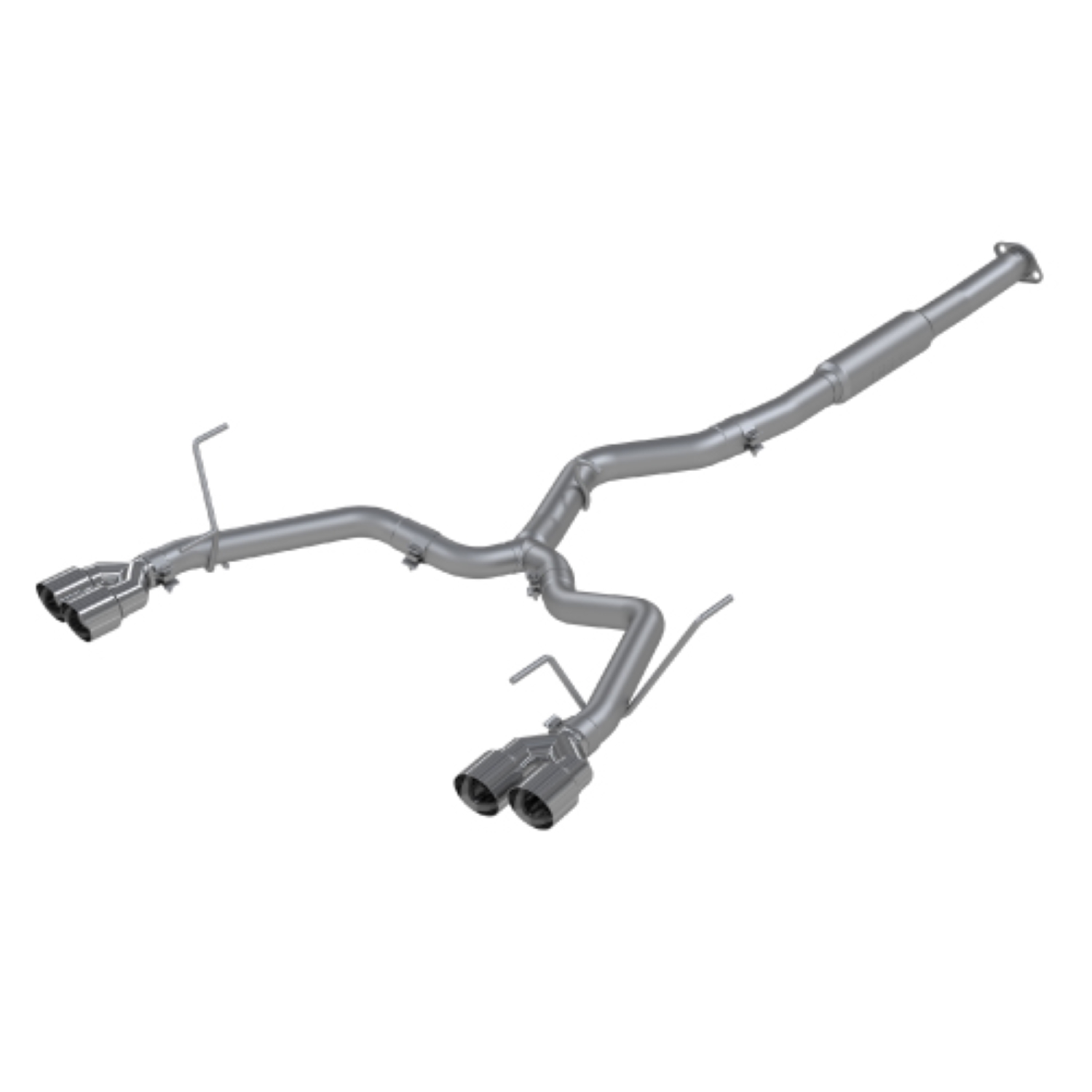 MBRP Exhaust 3in. Cat-Back. Dual Split Rear Exit. Race Version. T304 S4802304