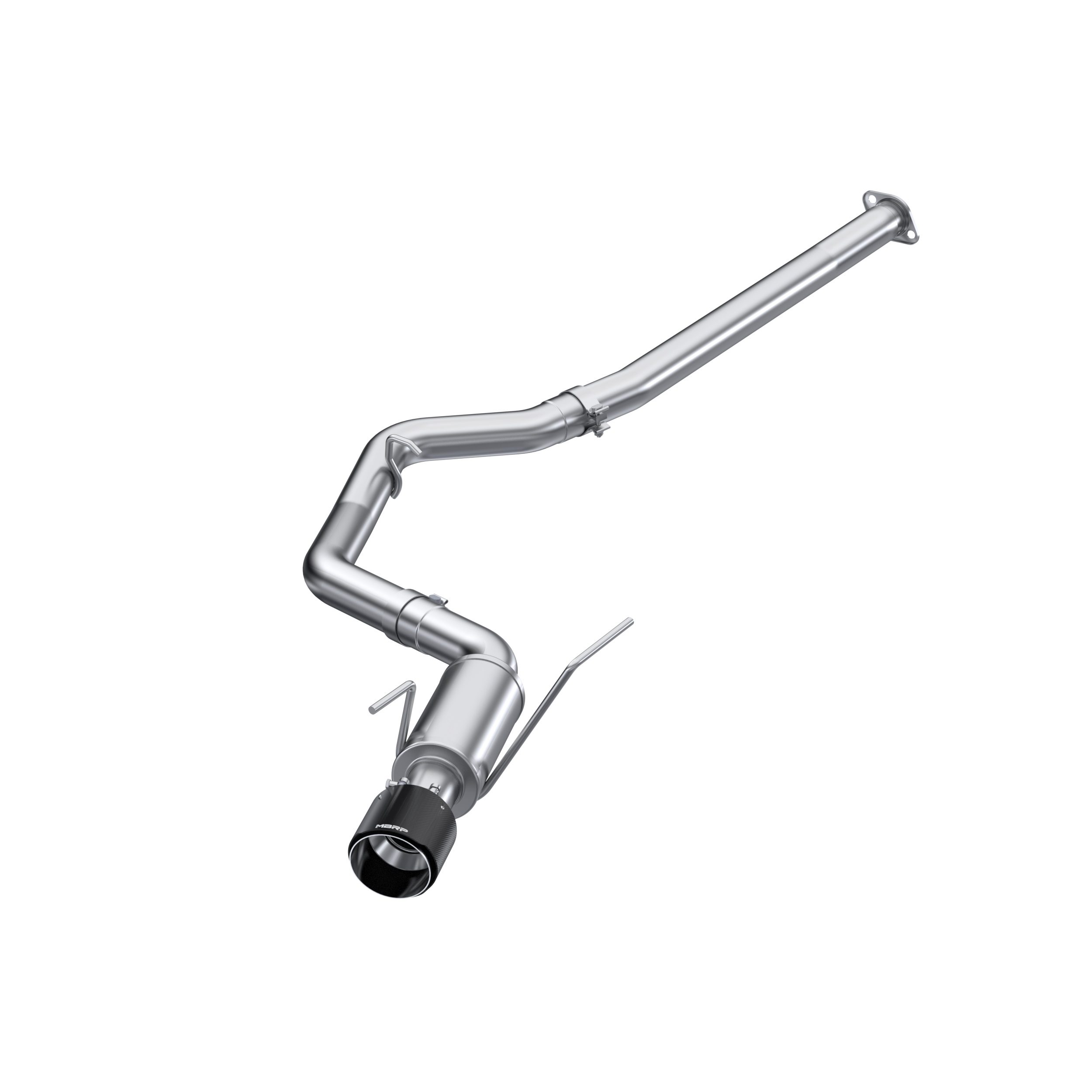 MBRP Exhaust 3in. Cat-Back. Single Rear Exit. T304 with CF Tip S48033CF