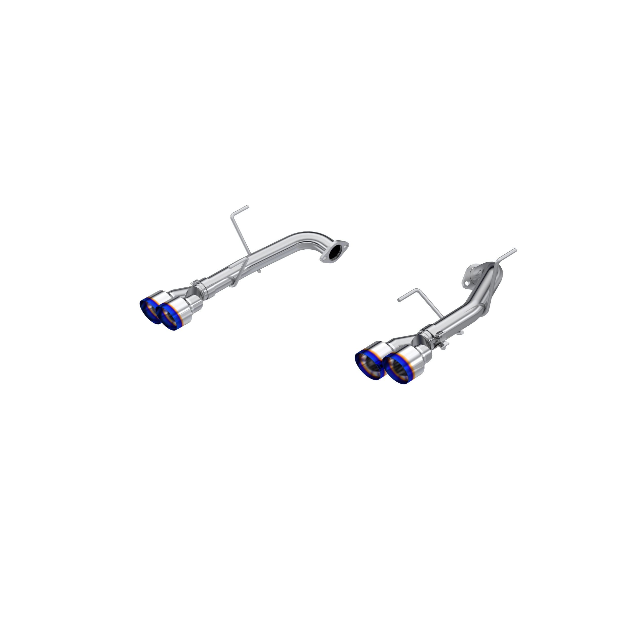 MBRP Exhaust 2.5in. Axle-Back. Dual Split Rear. T304. Quad BE Tips S48103BE