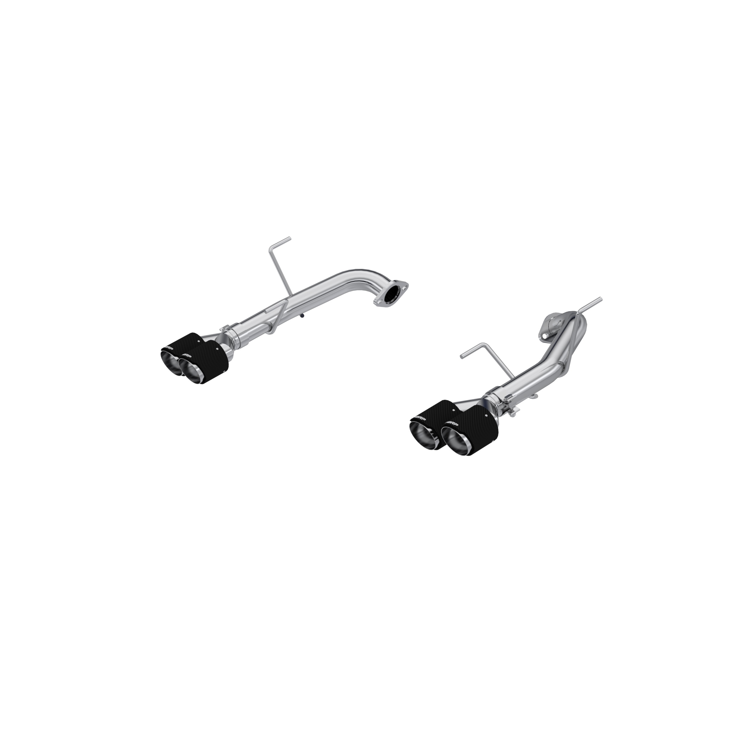 MBRP Exhaust 2.5in. Axle-Back. Dual Split Rear. T304. Quad CF Tips S48103CF