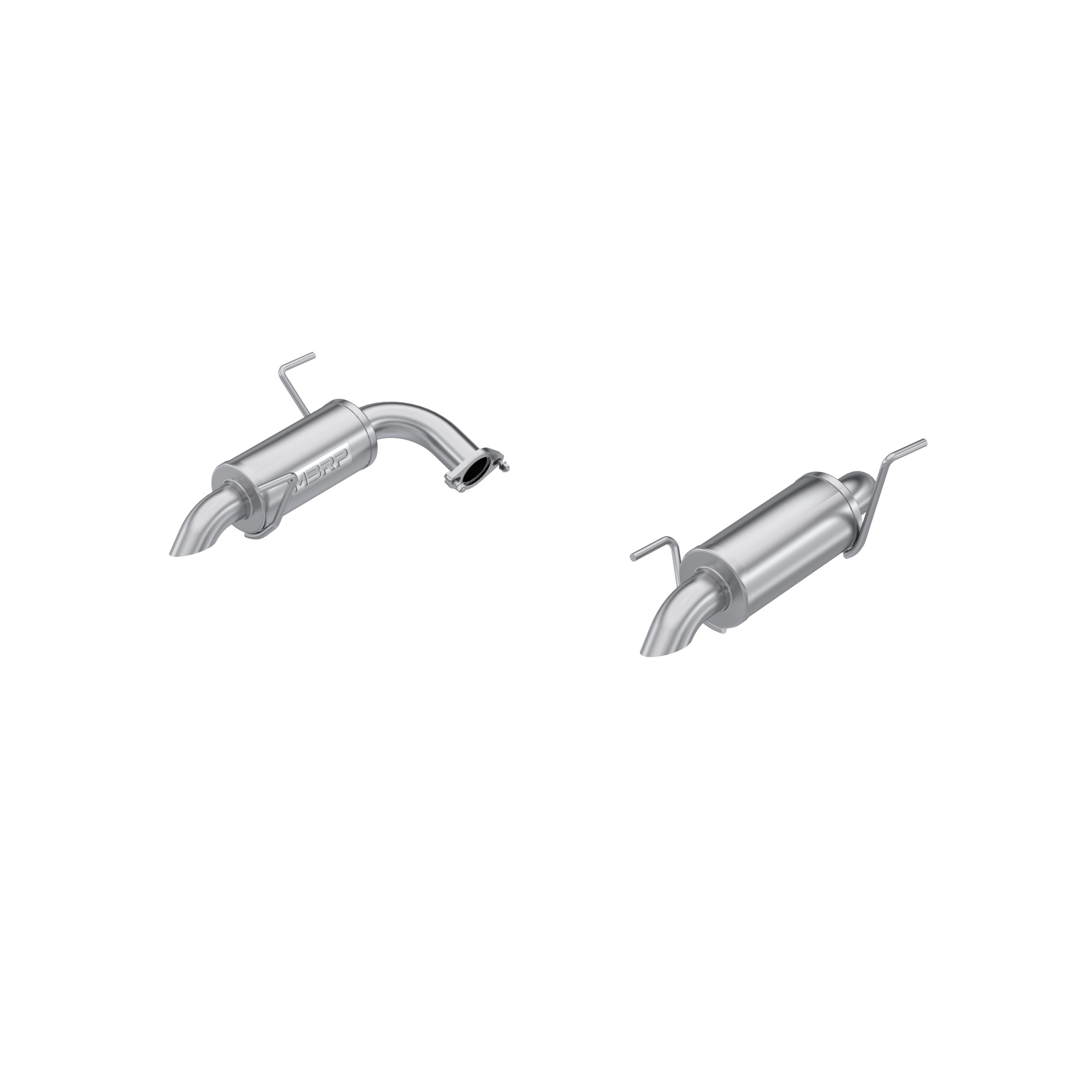 MBRP Exhaust 2.5in. Axle-Back. Dual Rear. T304. Turn-Down S4812304