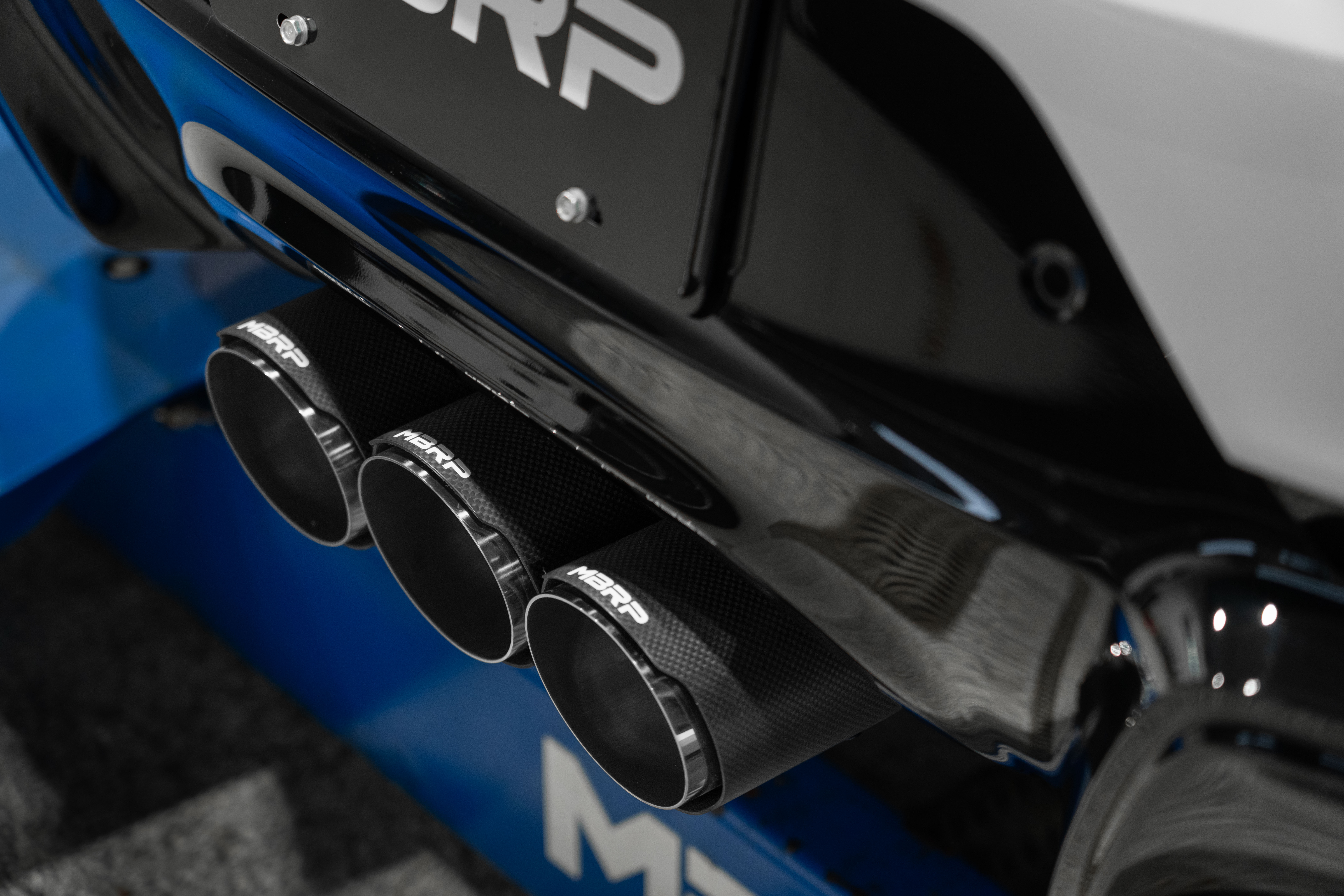 MBRP Exhaust 3in. Cat-Back. Triple Centre Rear Exit. T304 CF S49043CF