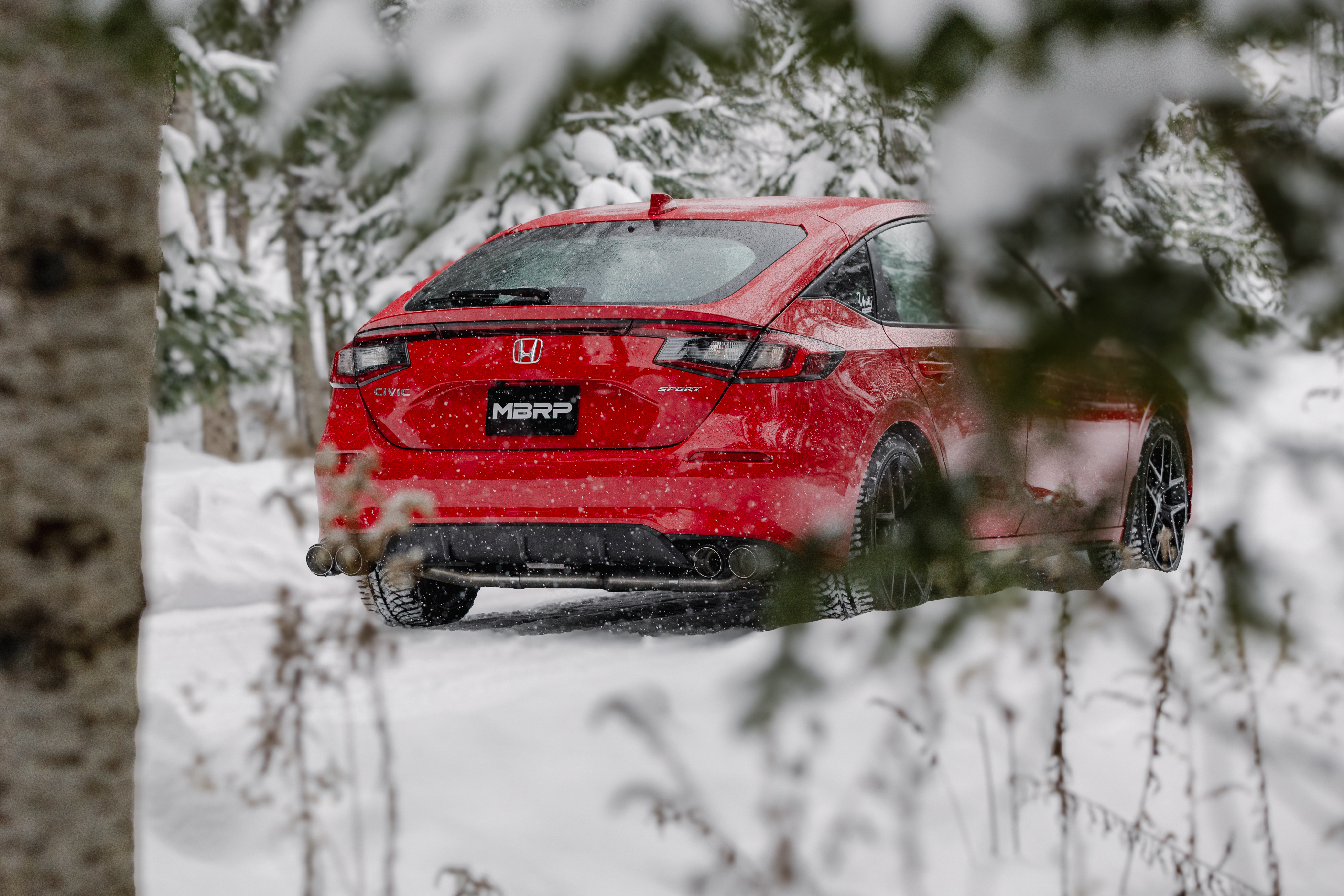 MBRP Exhaust MBRP 3 inch Cat-Back, 2.5 inch Dual Split Rear Exhaust, T304 with CF Tips S49063CF