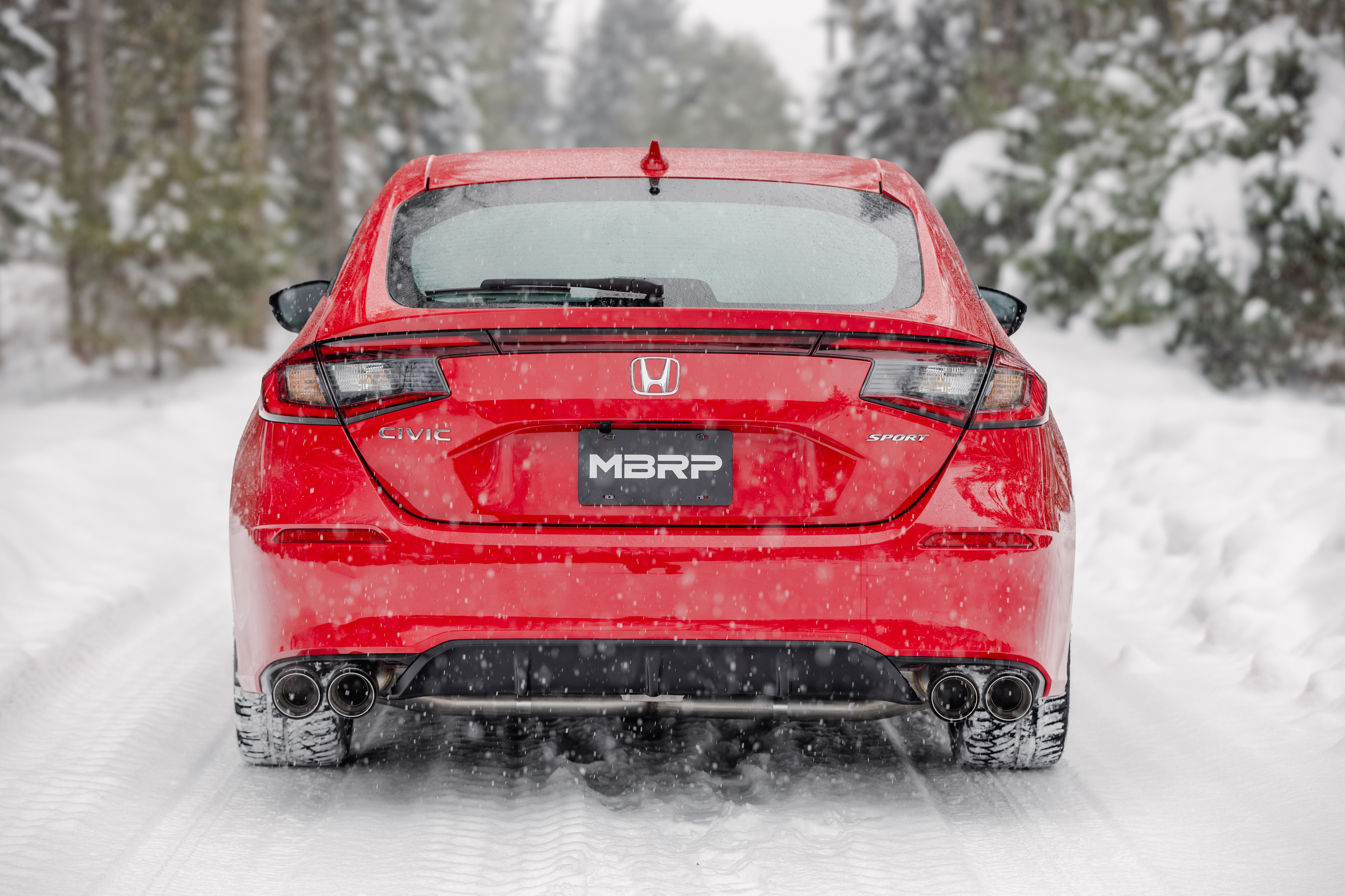 MBRP Exhaust MBRP 3 inch Cat-Back, 2.5 inch Dual Split Rear Exhaust, T304 with CF Tips S49063CF