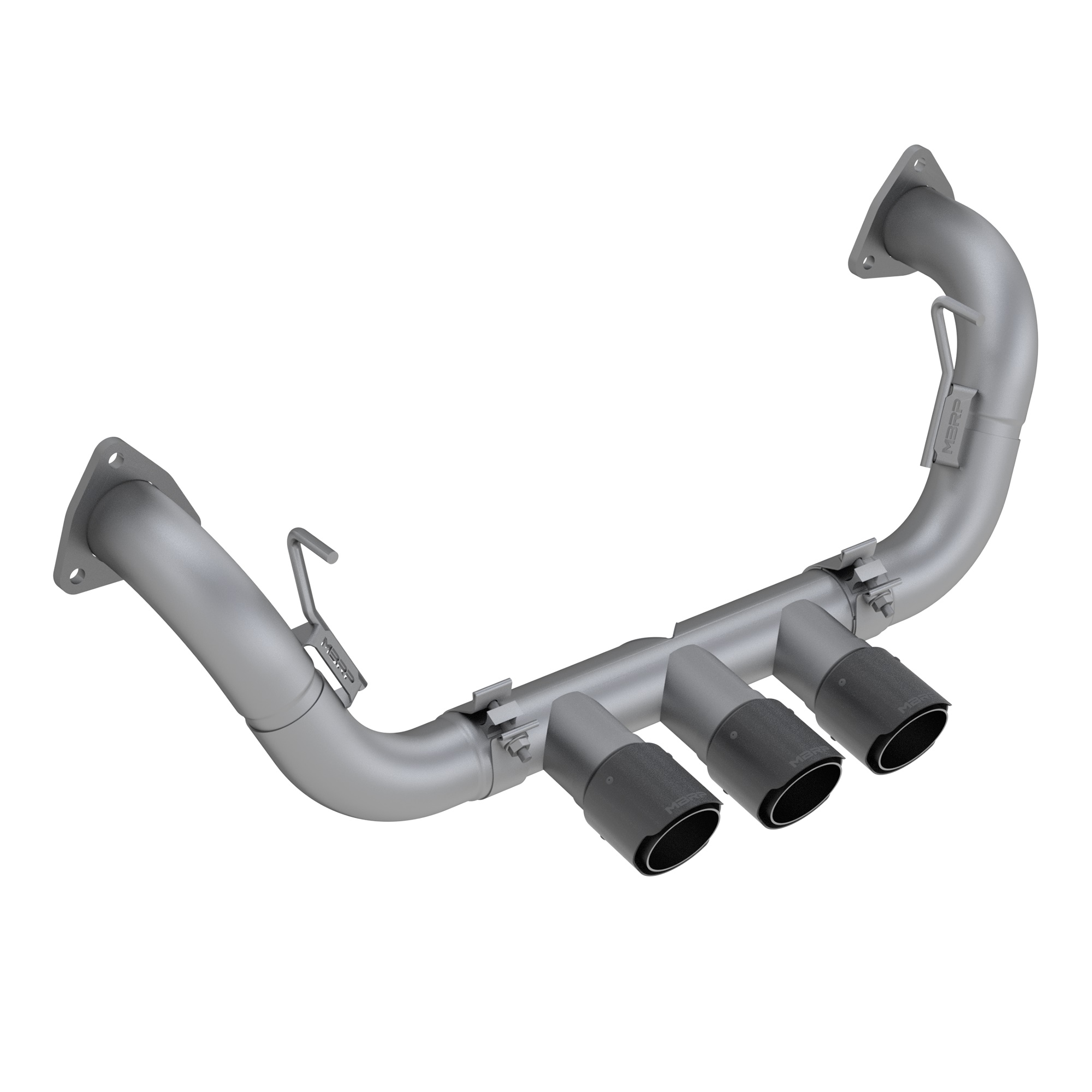 MBRP Exhaust 2.5in. Cat-Back. Triple Centre Rear Exit. Valve Delete. T304. CF Tips S49003CF