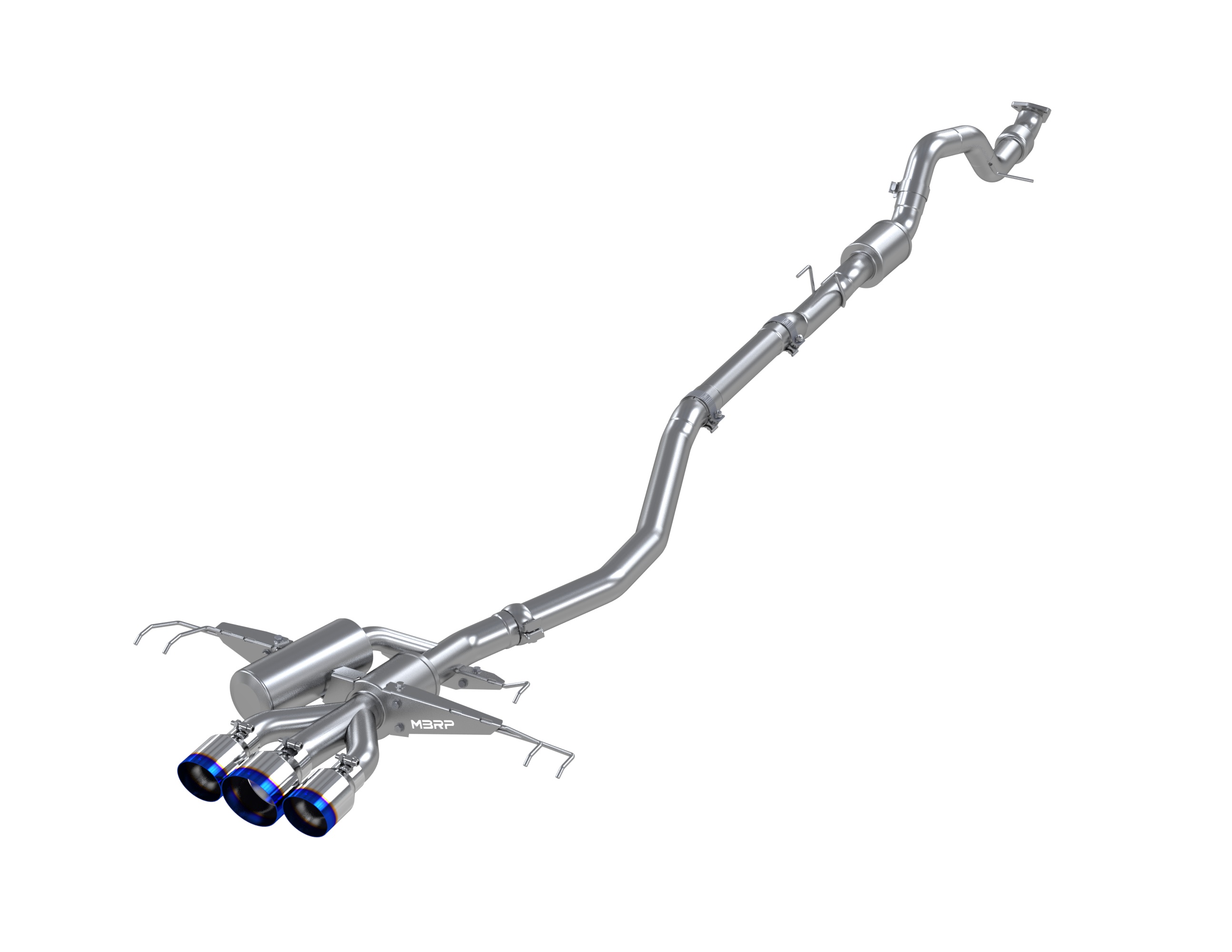 MBRP Exhaust 3in. Cat-Back. Triple Centre Rear Exit. T304. BE S49013BE