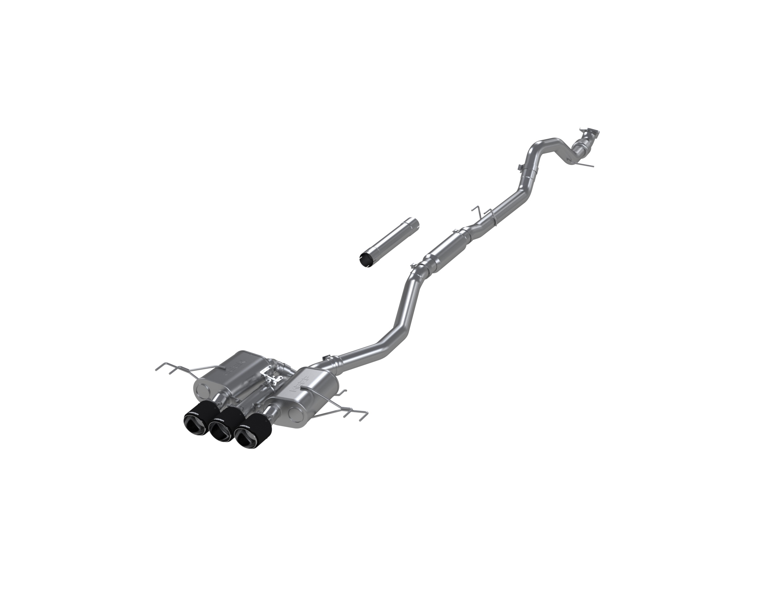 MBRP Exhaust 3in. Cat-Back. Triple Centre Rear Exit. T304 CF S49023CF
