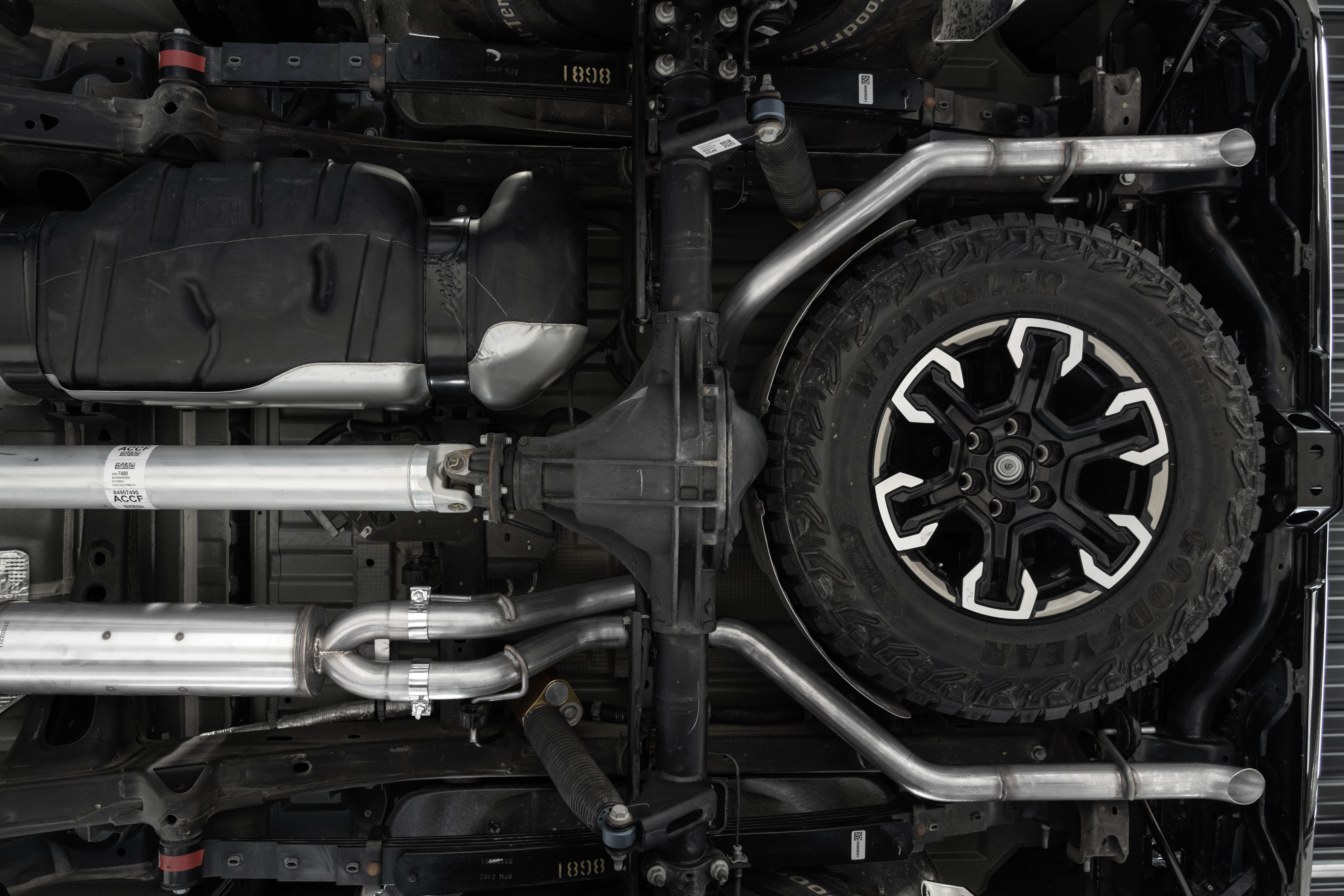 MBRP Exhaust 3in. Cat-Back. 2.5 Inch Dual Split Rear Exit. Turn Down. T304 S5006304