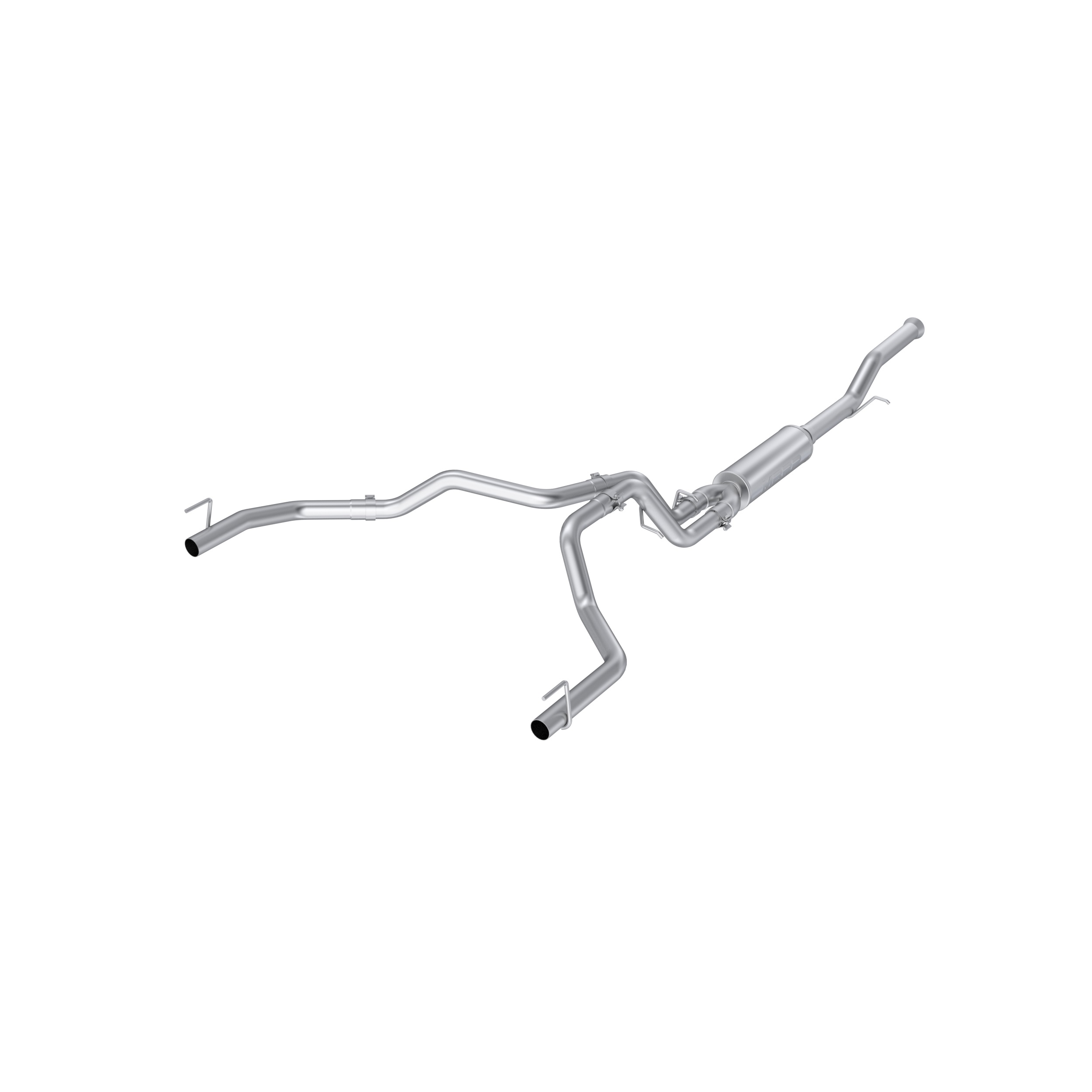 MBRP Exhaust MBRP 3-Inch Cat-Back, 2.5-Inch Dual Split Rear, T304, Street. S5009304