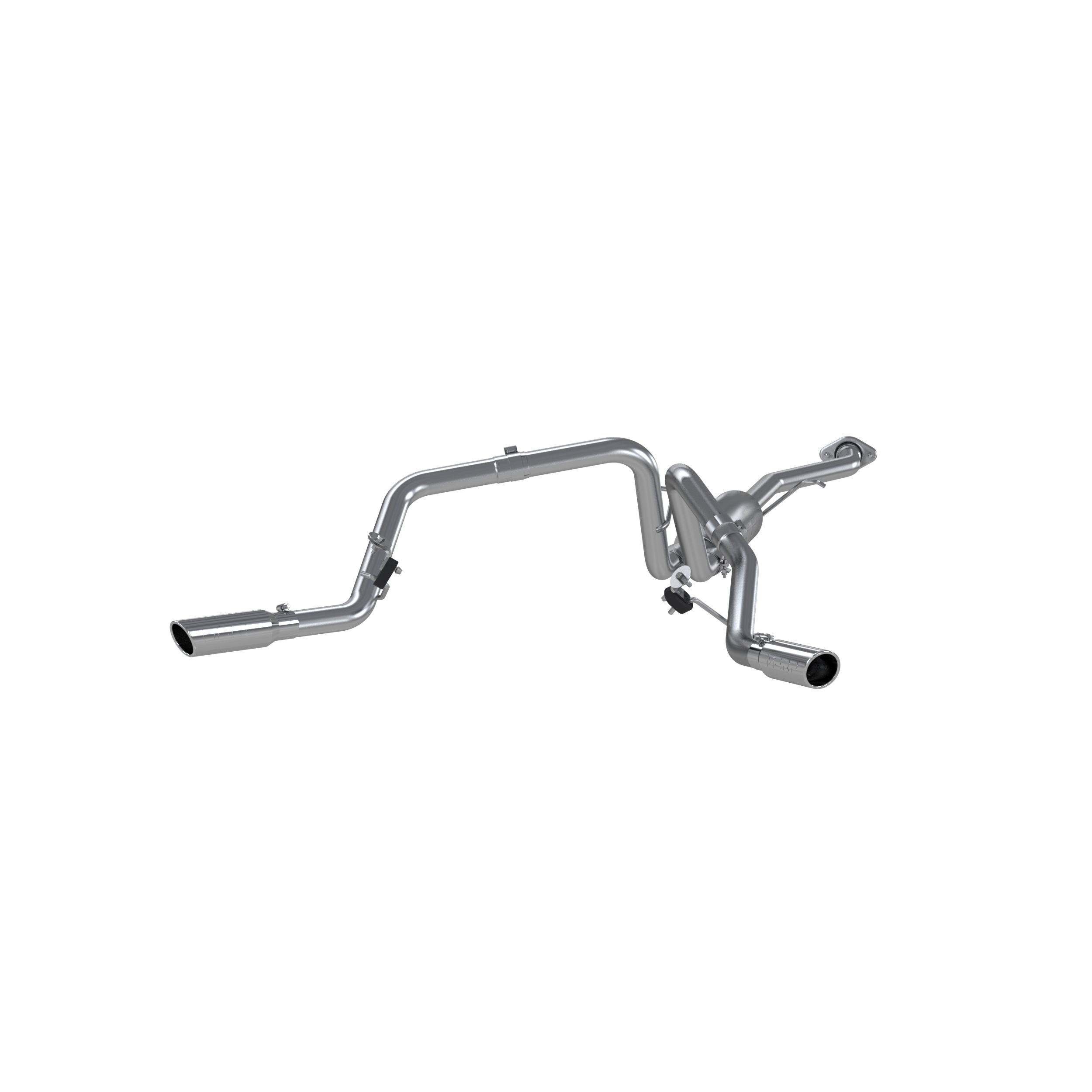 MBRP Exhaust 2.5in. Cat-Back. Dual Split Side Exit. AL S5018AL