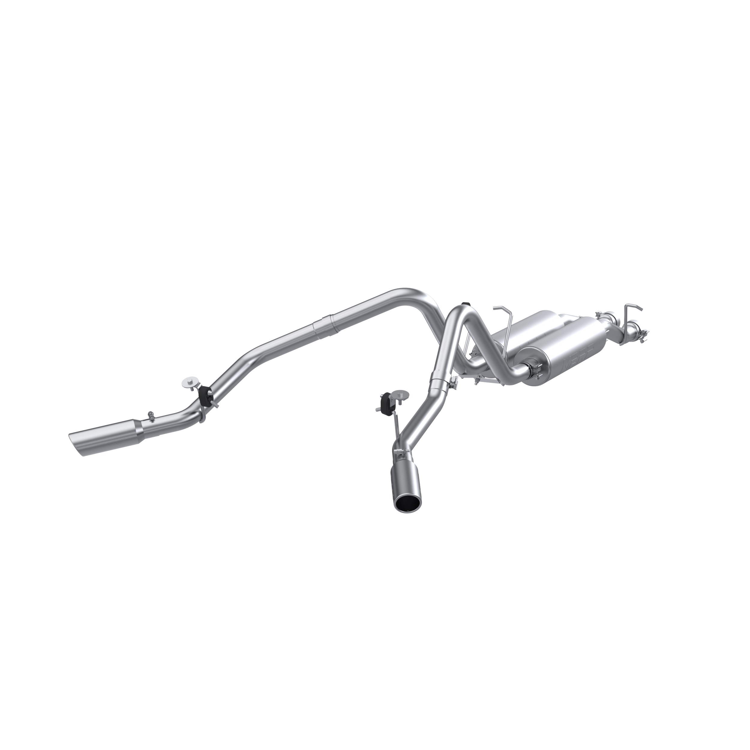 MBRP Exhaust 2.5in. Cat-Back. Dual Split Side Exit. AL S5012AL
