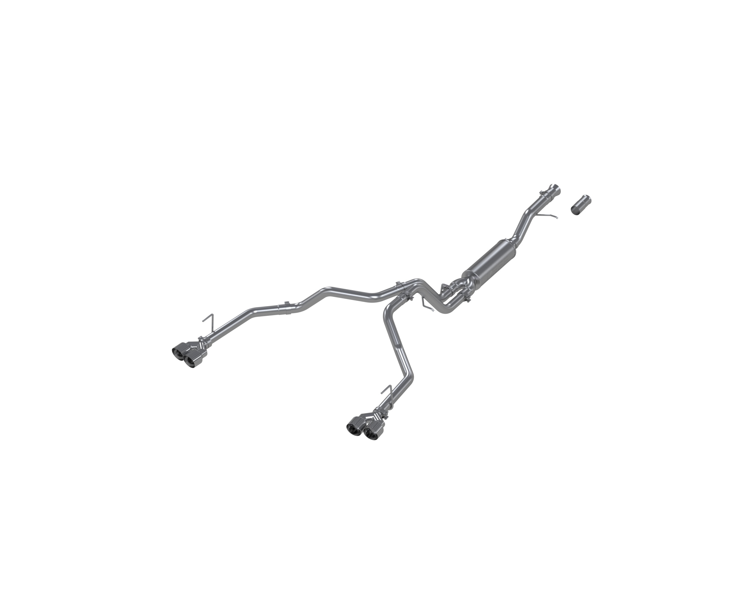 MBRP Exhaust MBRP 3 in. Cat-Back,  2.5in. Dual Split Rear Exit, AL S5057AL