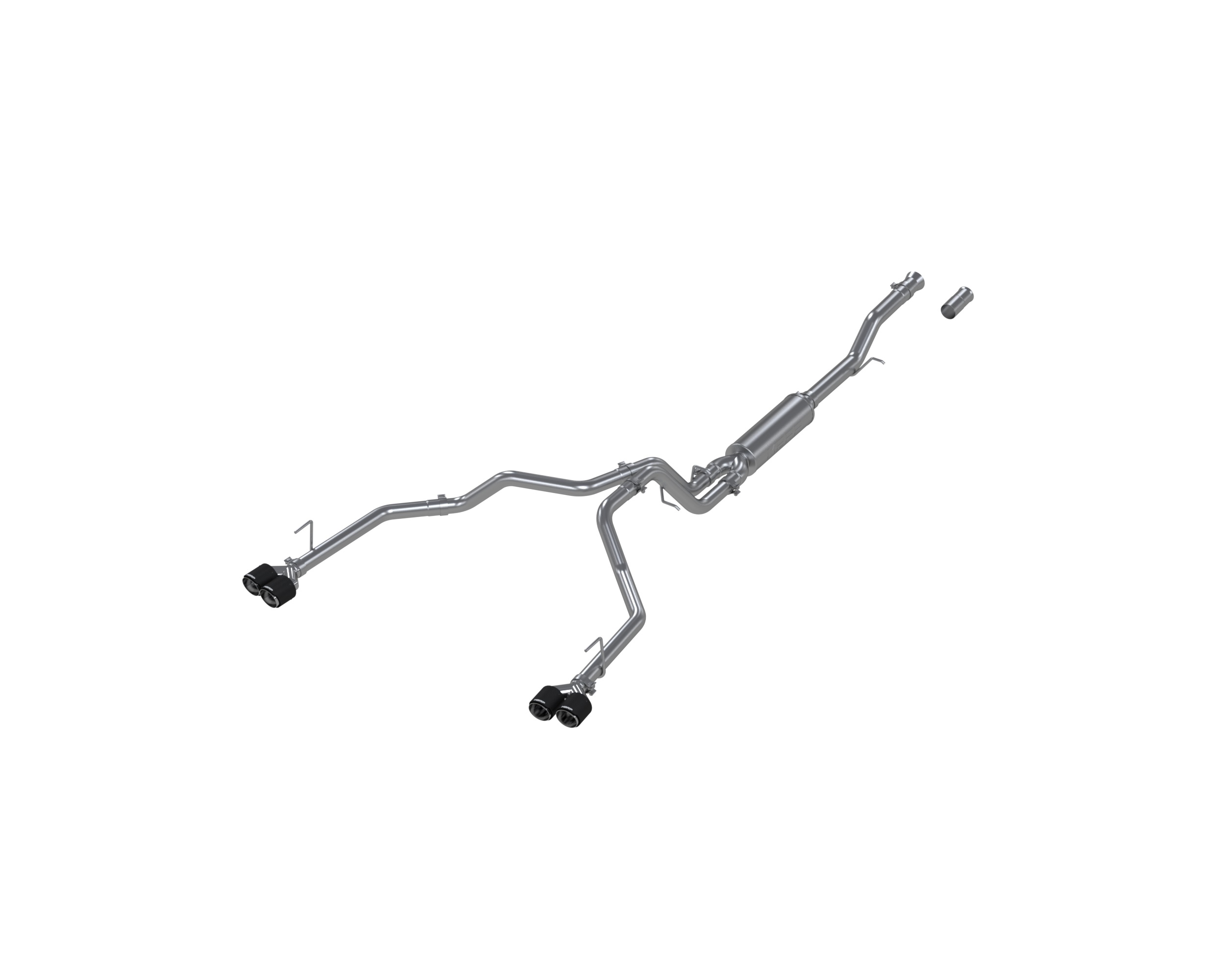 MBRP Exhaust MBRP 3 in. Cat-Back, 2.5in. Dual Split Rear Exit, T304 with CF Tips S50593CF