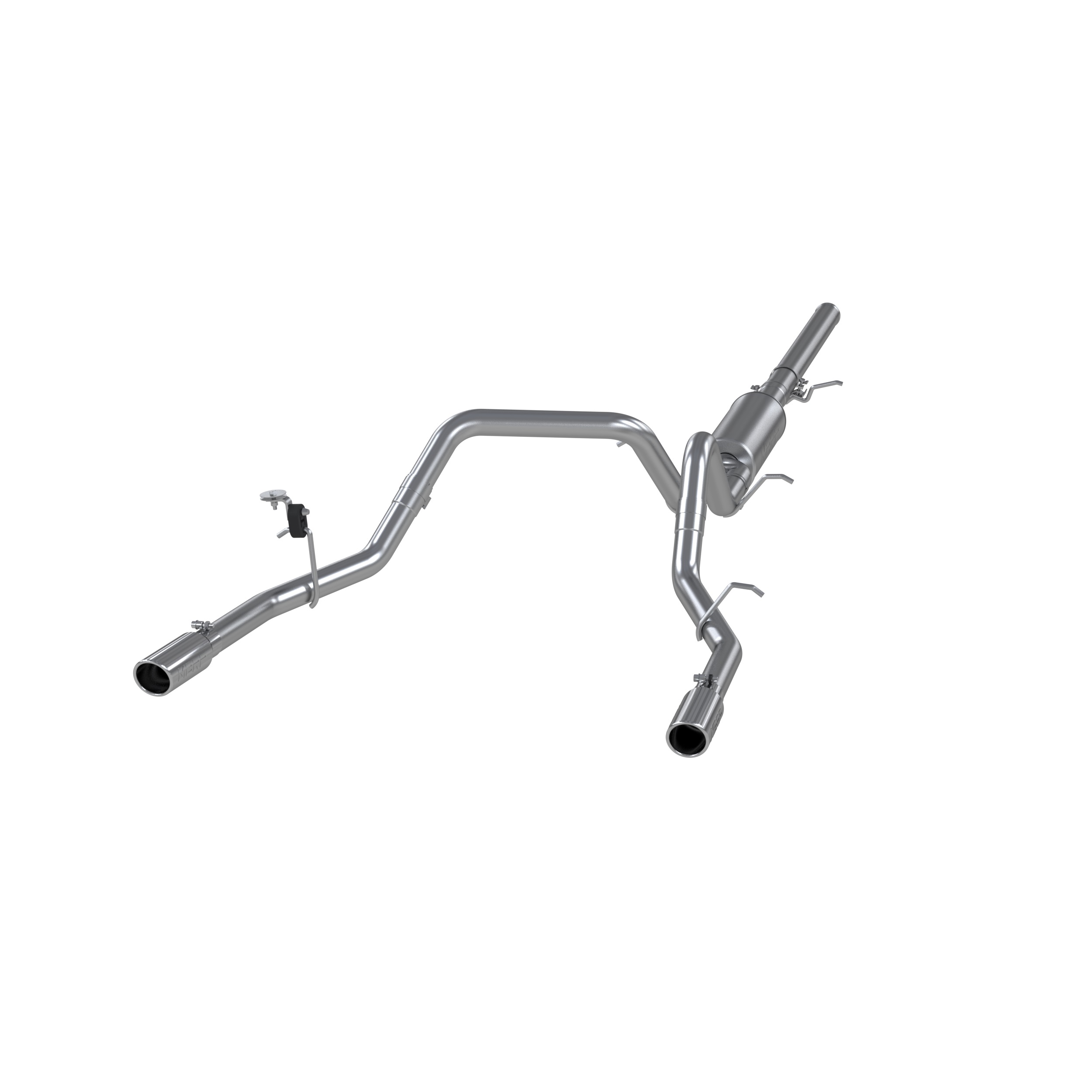 MBRP Exhaust 3in. Cat-Back. 2.5in. Dual Split Rear Exit. AL S5084AL
