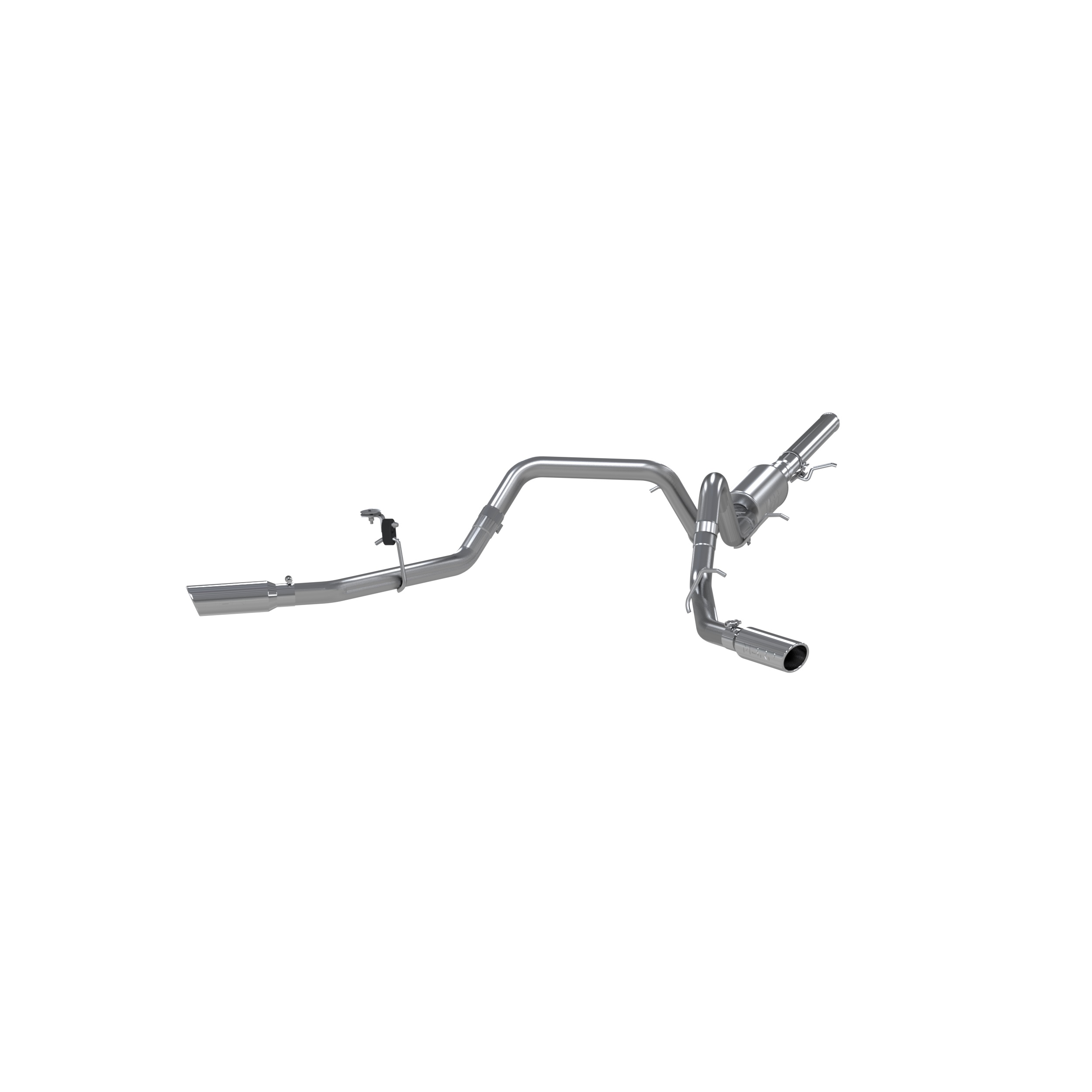 MBRP Exhaust 3in. Cat-Back. 2.5in. Dual Split Side Exit. AL S5082AL