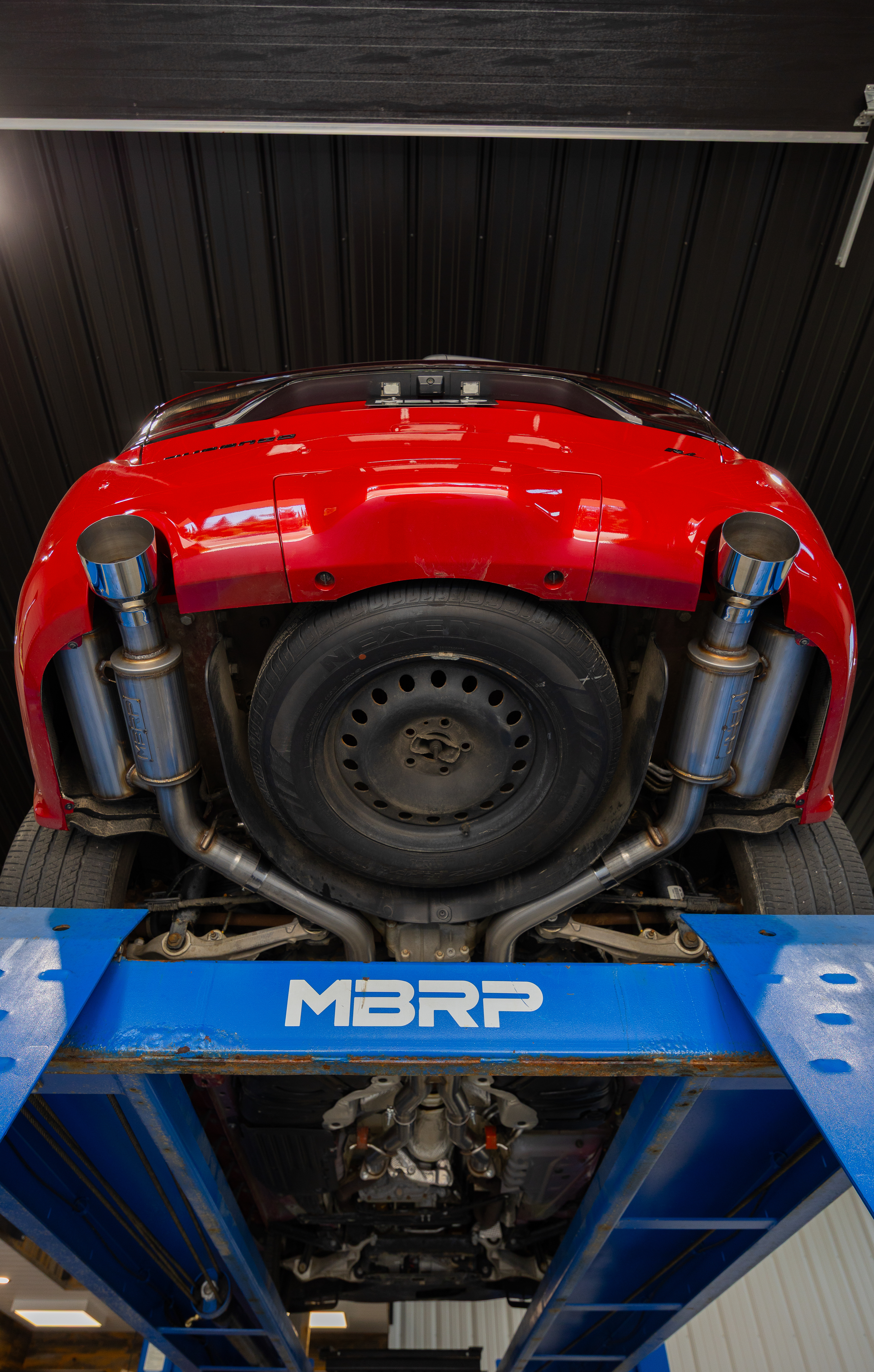 MBRP Exhaust MBRP 3in Cat-Back, Dual Rear Exit, T304, CF Tips, Street S51073CF