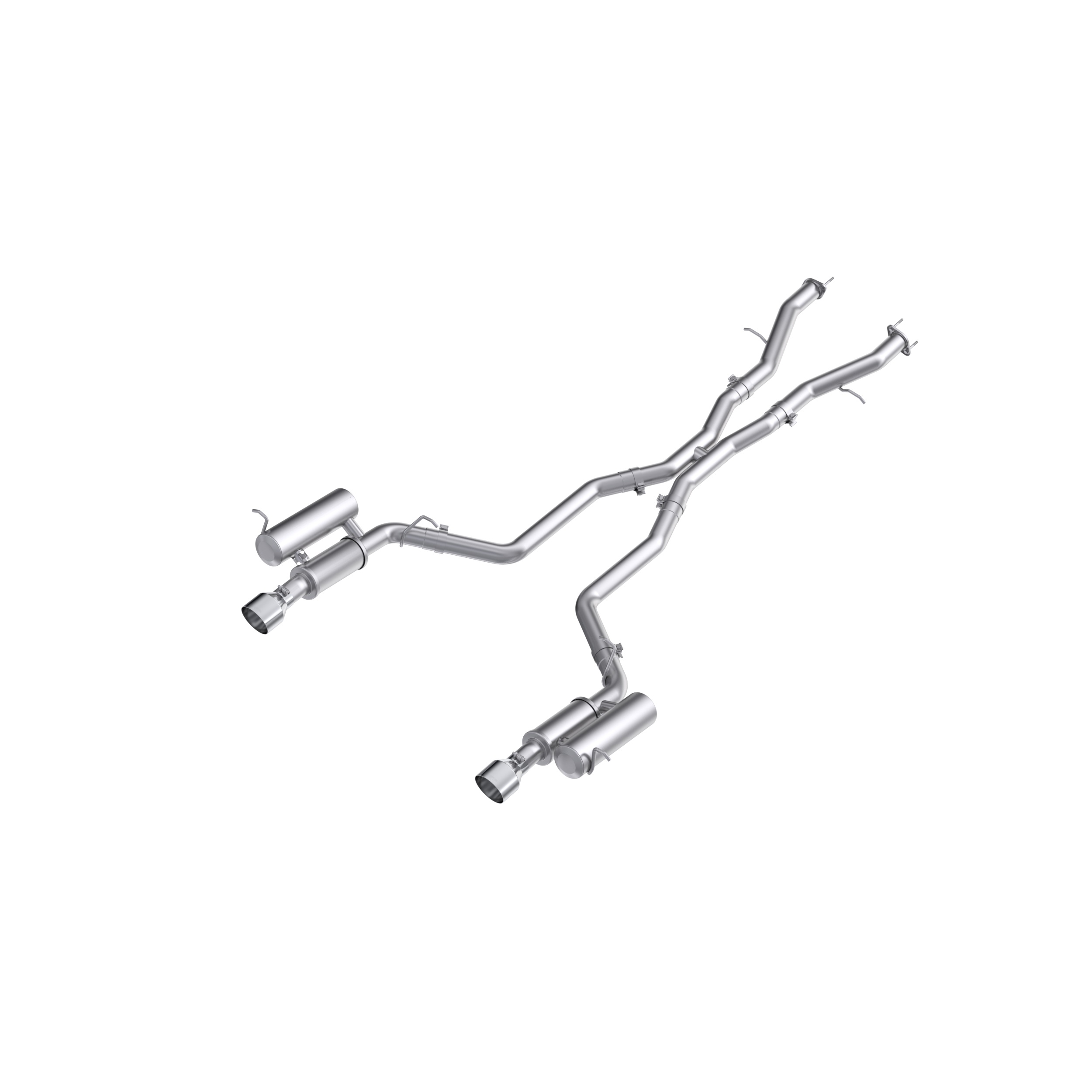 MBRP Exhaust MBRP 3inch Cat-Back, Dual Rear Exit, AL, Street S5107AL