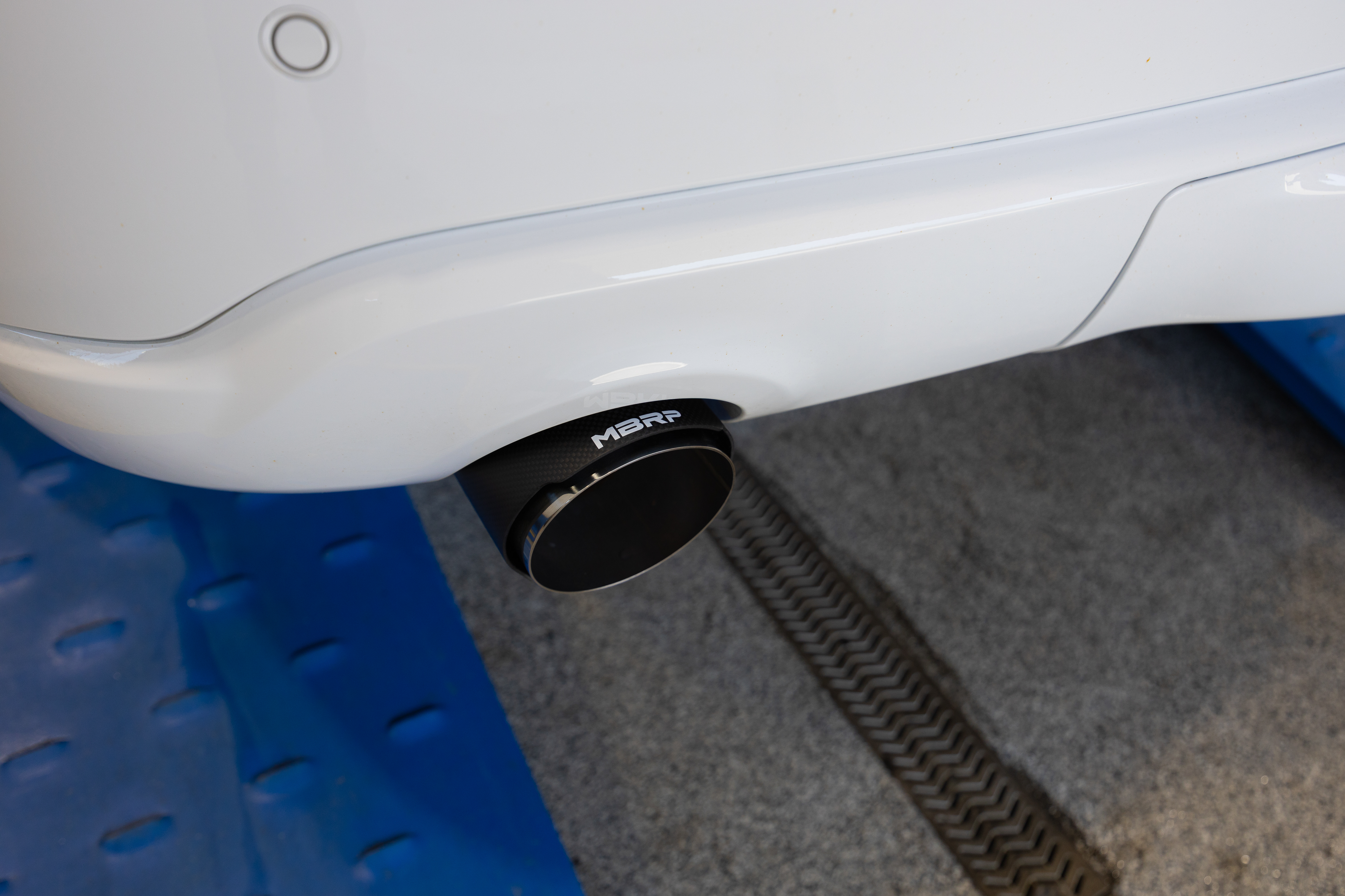 MBRP Exhaust MBRP 3in Cat-Back, Dual Rear Exit, T304, CF Tips, Street S51093CF