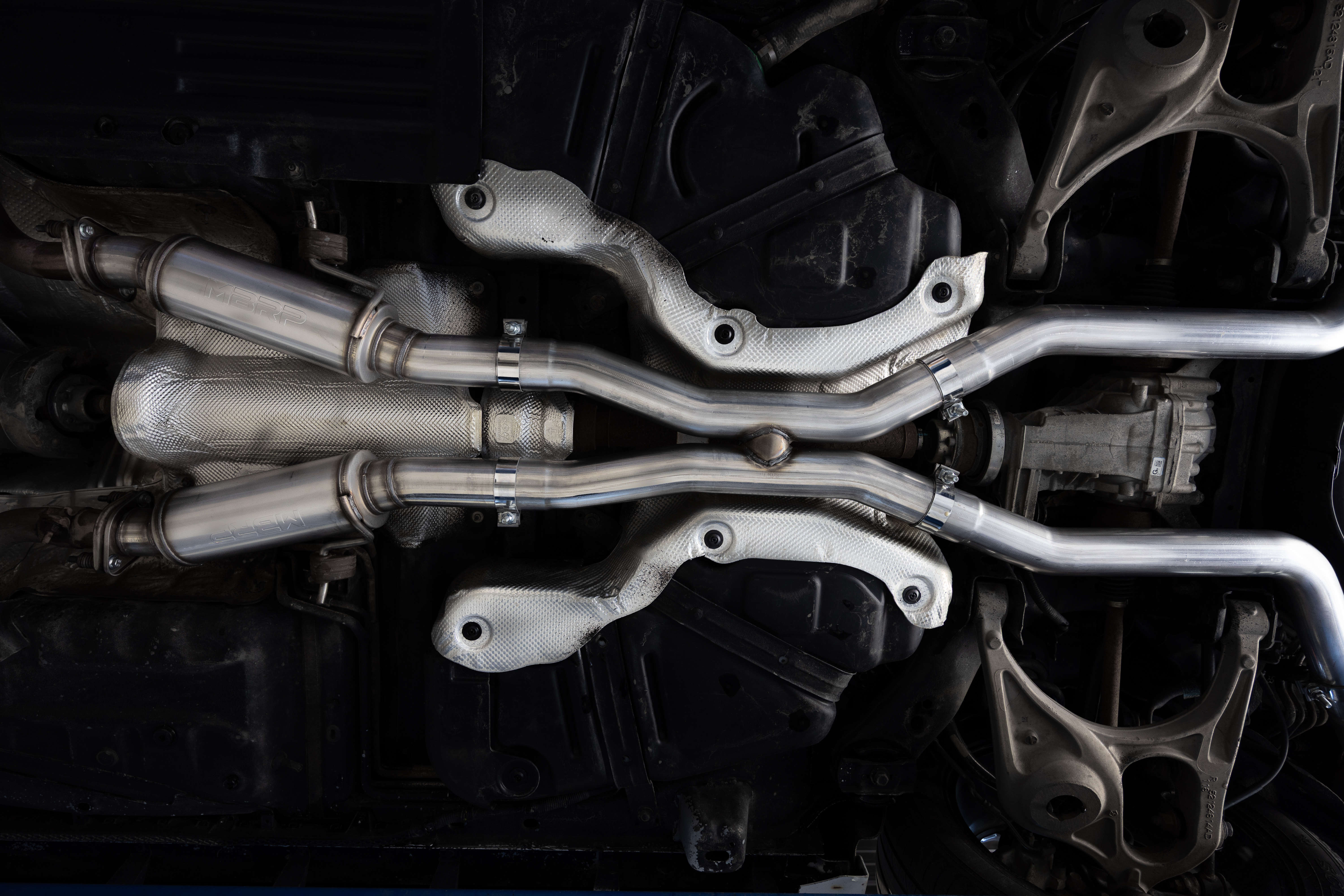 MBRP Exhaust MBRP 3inch Cat-Back, Dual Rear Exit, AL, Street S5109AL