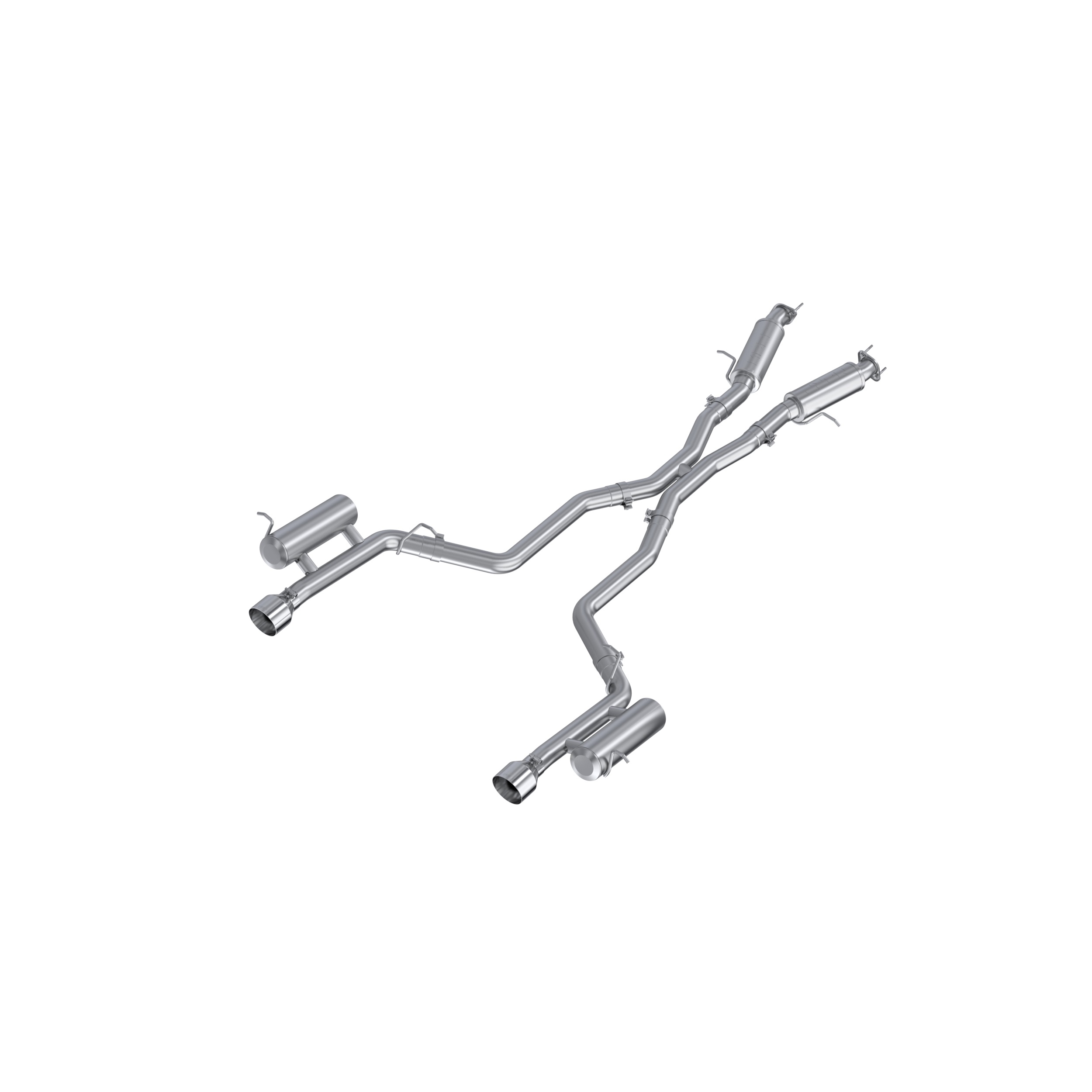 MBRP Exhaust MBRP 3inch Cat-Back, Dual Rear Exit, AL, Street S5109AL