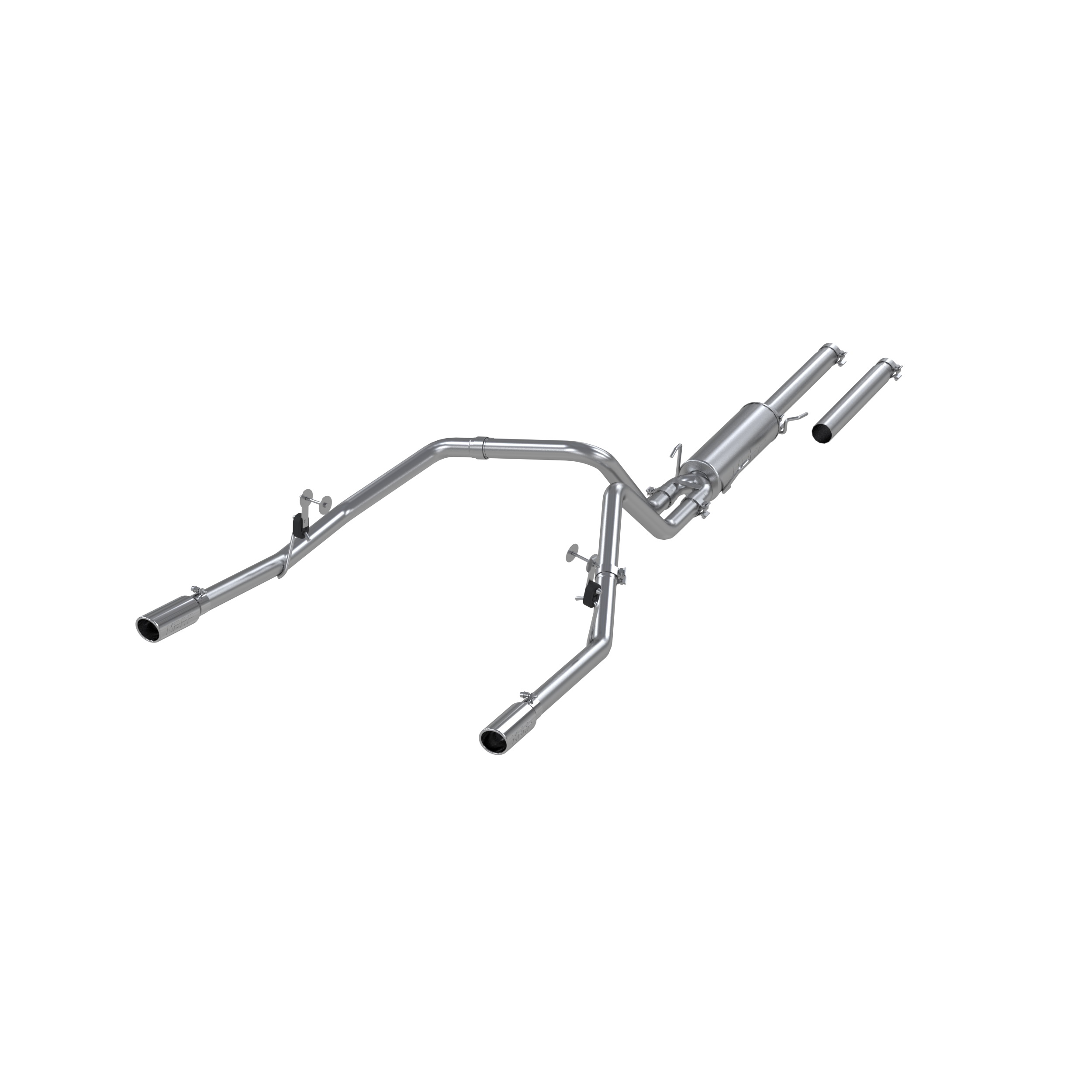 MBRP Exhaust 3in. Cat Back. 2.5in. Dual Split Rear Exit. AL S5112AL