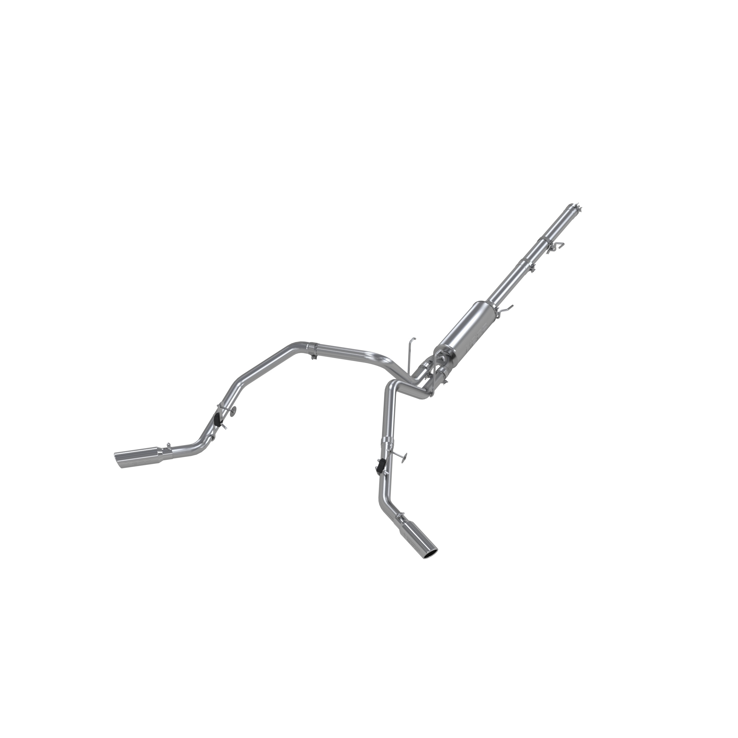 MBRP Exhaust 3in. Cat-Back. 2.5in. Dual Split Rear Exit. AL S5128AL