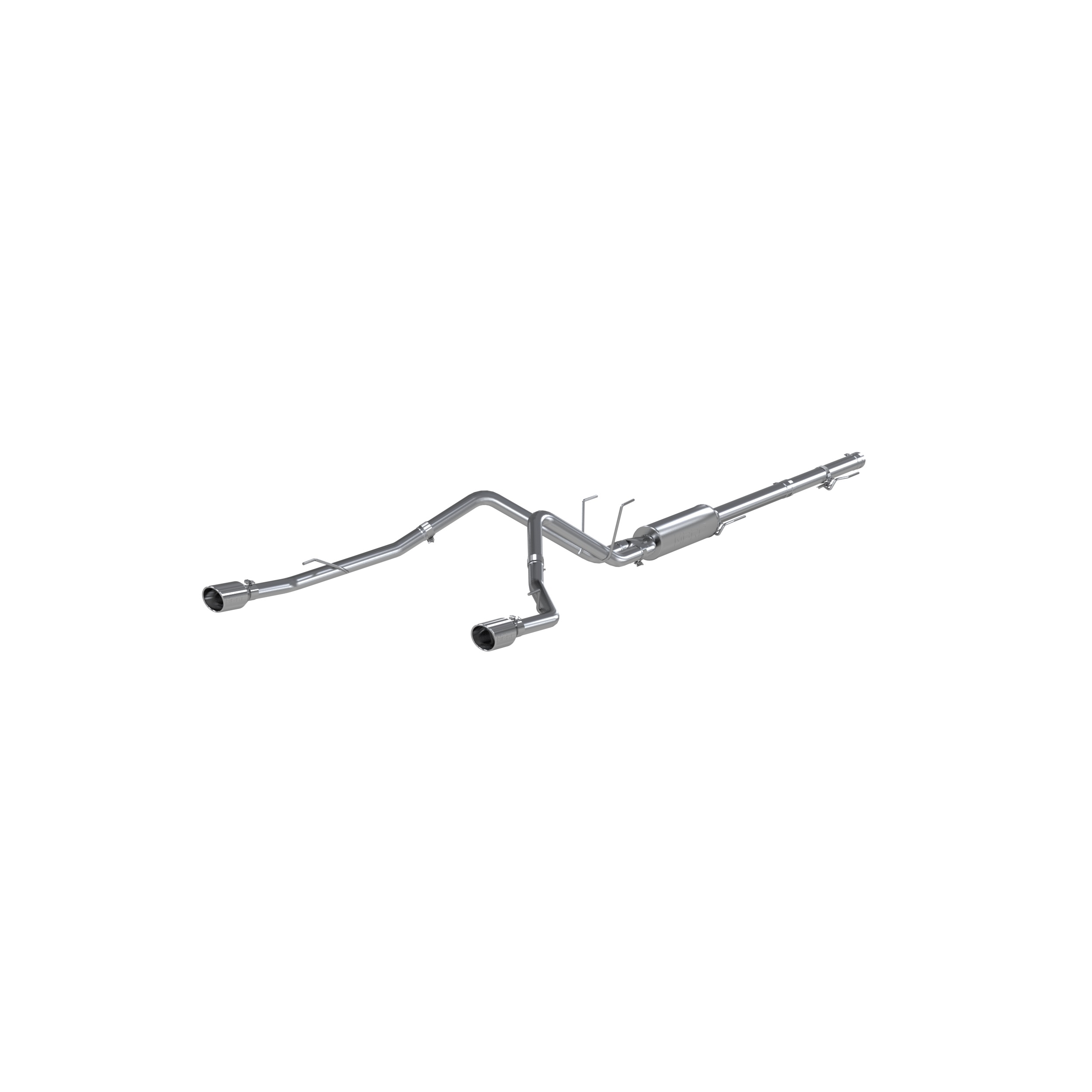 MBRP Exhaust 3in. Cat-Back. 2.5in. Dual Split Rear Exit. AL S5146AL