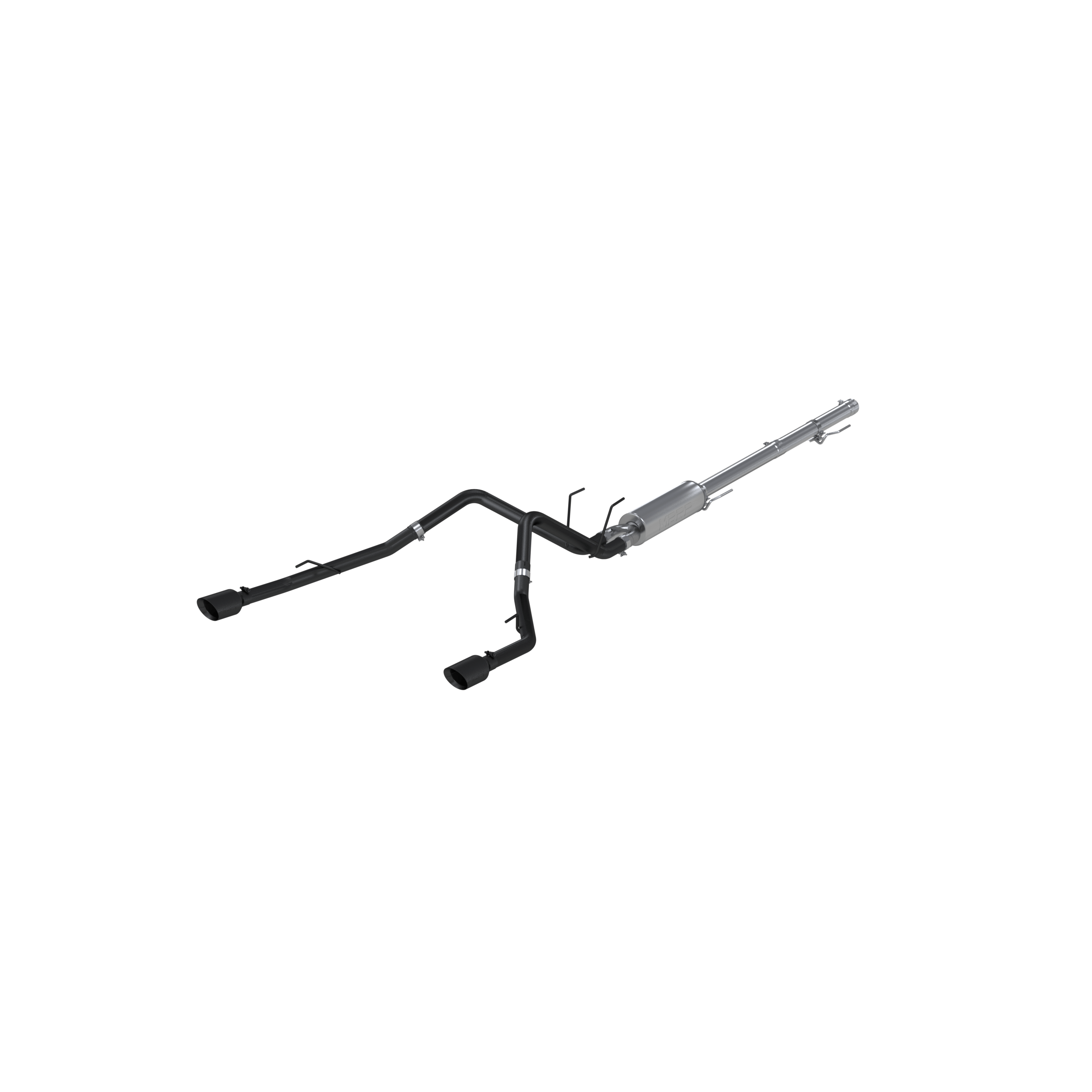 MBRP Exhaust 3in. Cat-Back. 2.5in. Dual Split Rear Exit. BLK S5146BLK