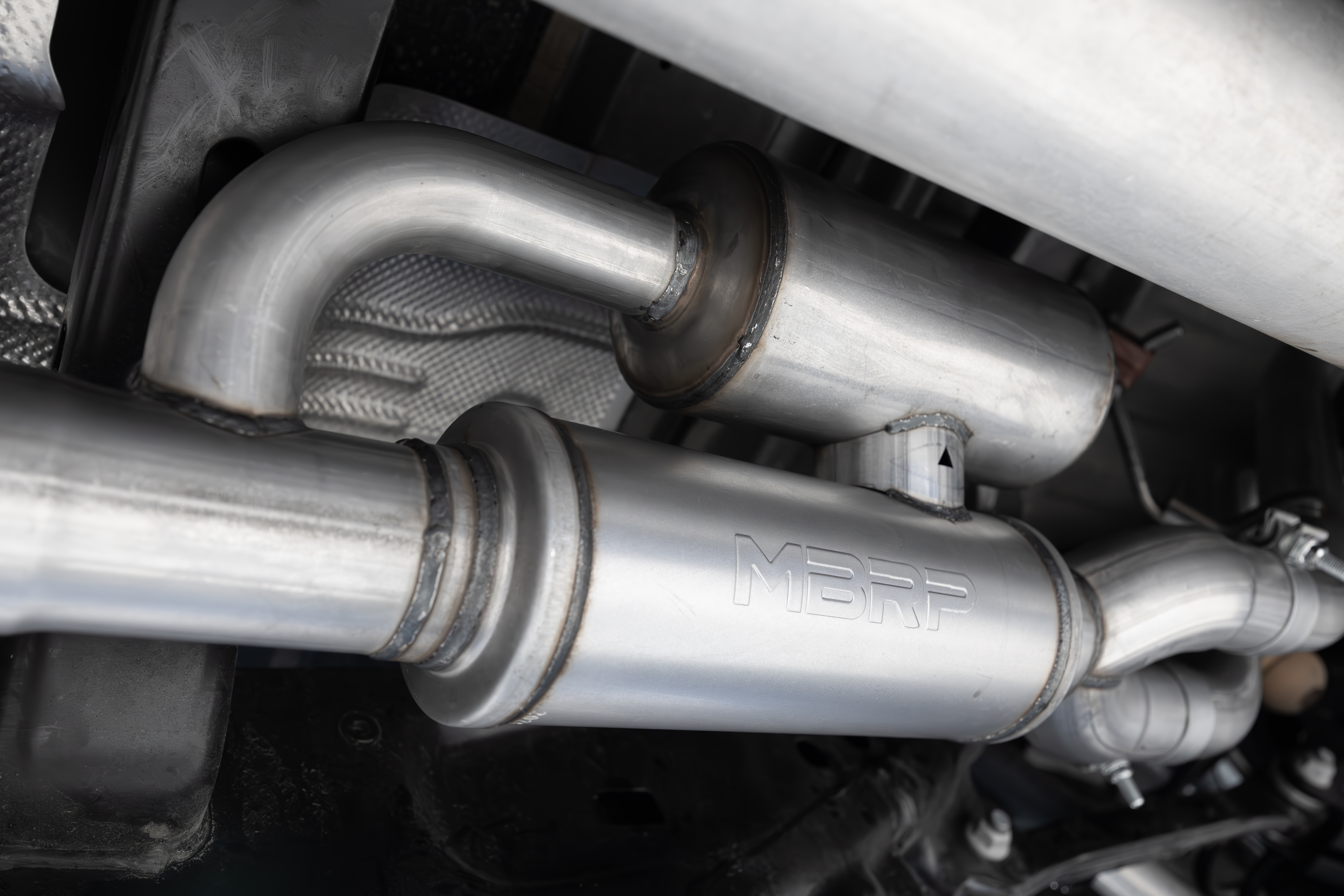 MBRP Exhaust 3in. Cat-Back. 2.5in. Dual Split Rear Exit. AL S5156AL