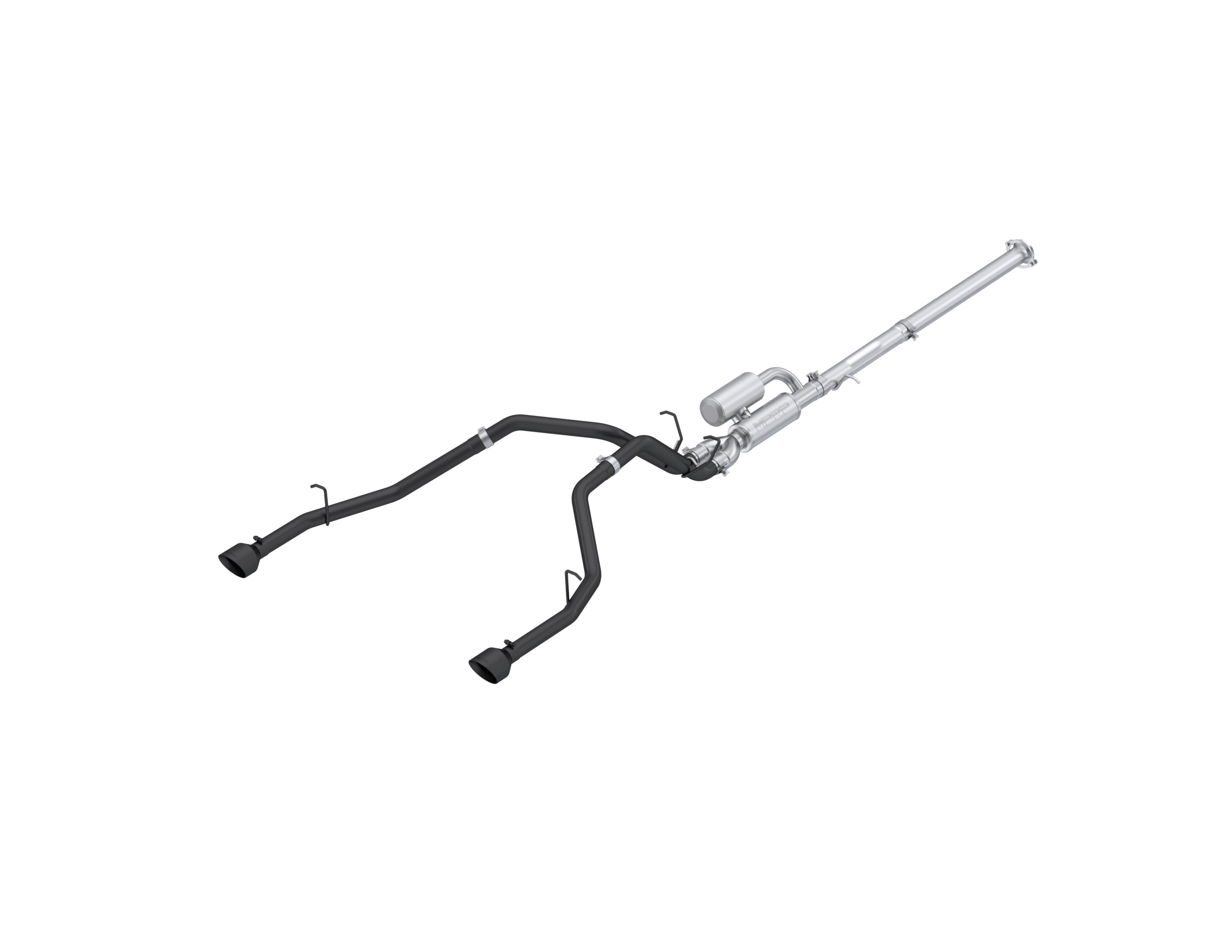 MBRP Exhaust 3in. Cat-Back. 2.5in. Dual Split Rear Exit. BLK S5156BLK